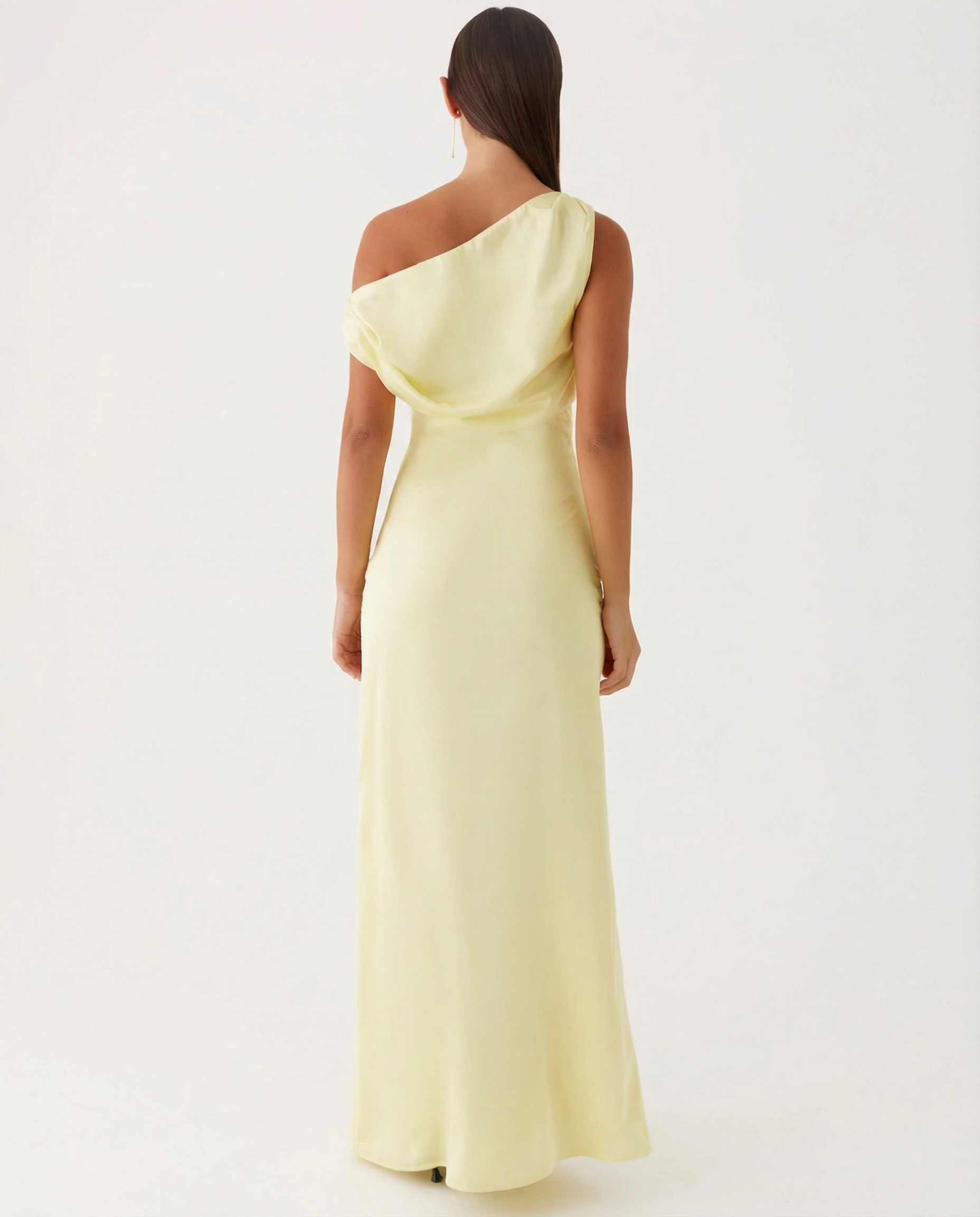 Myrna | One-Shoulder Satin Maxi Dress
