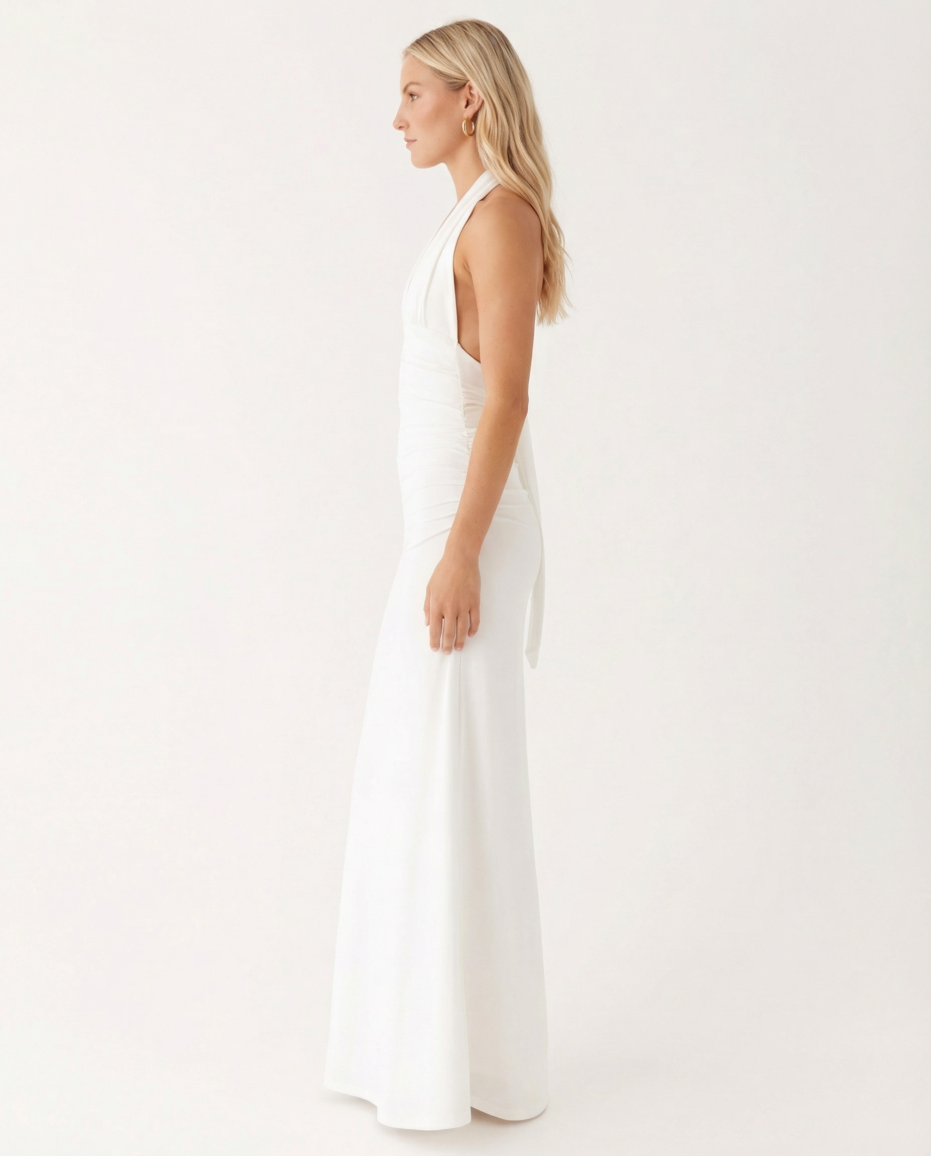 Etta | Halter Neck Maxi Dress with Open Back