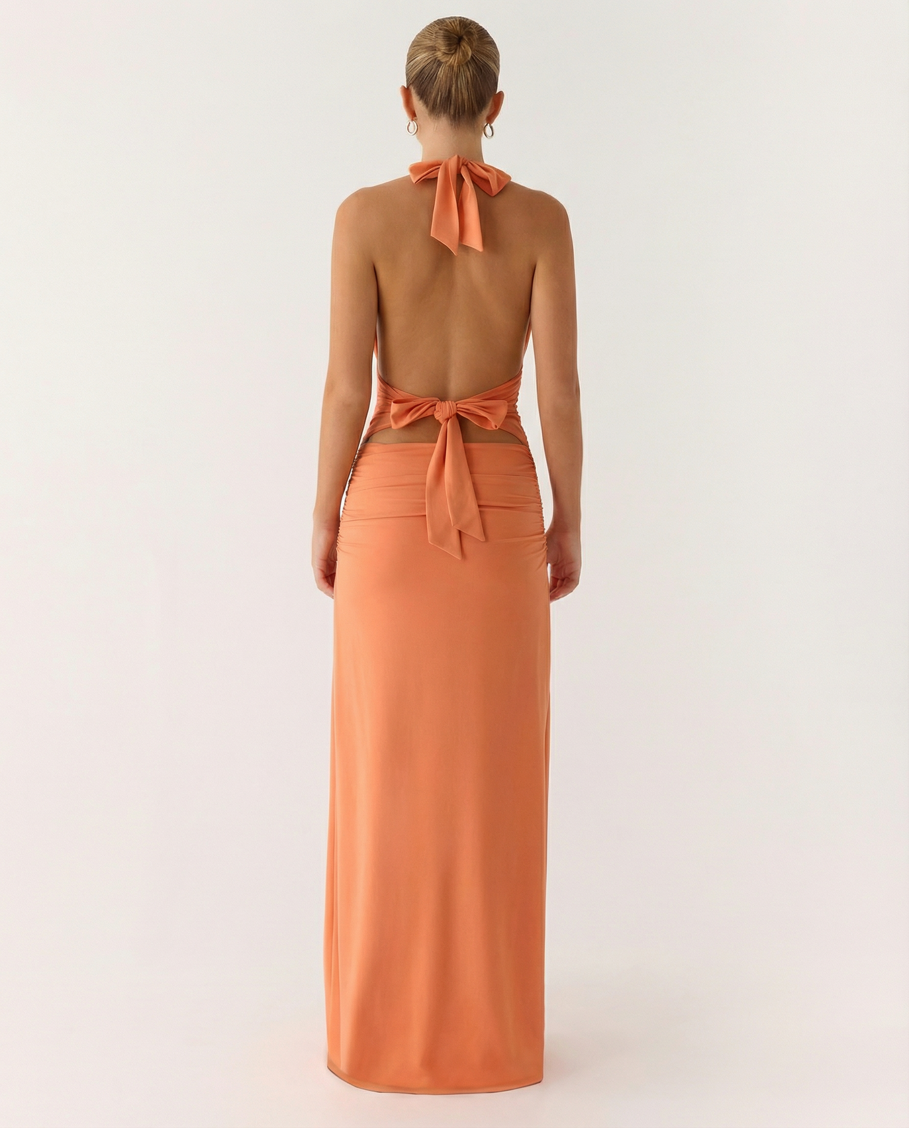 Etta | Halter Neck Maxi Dress with Open Back