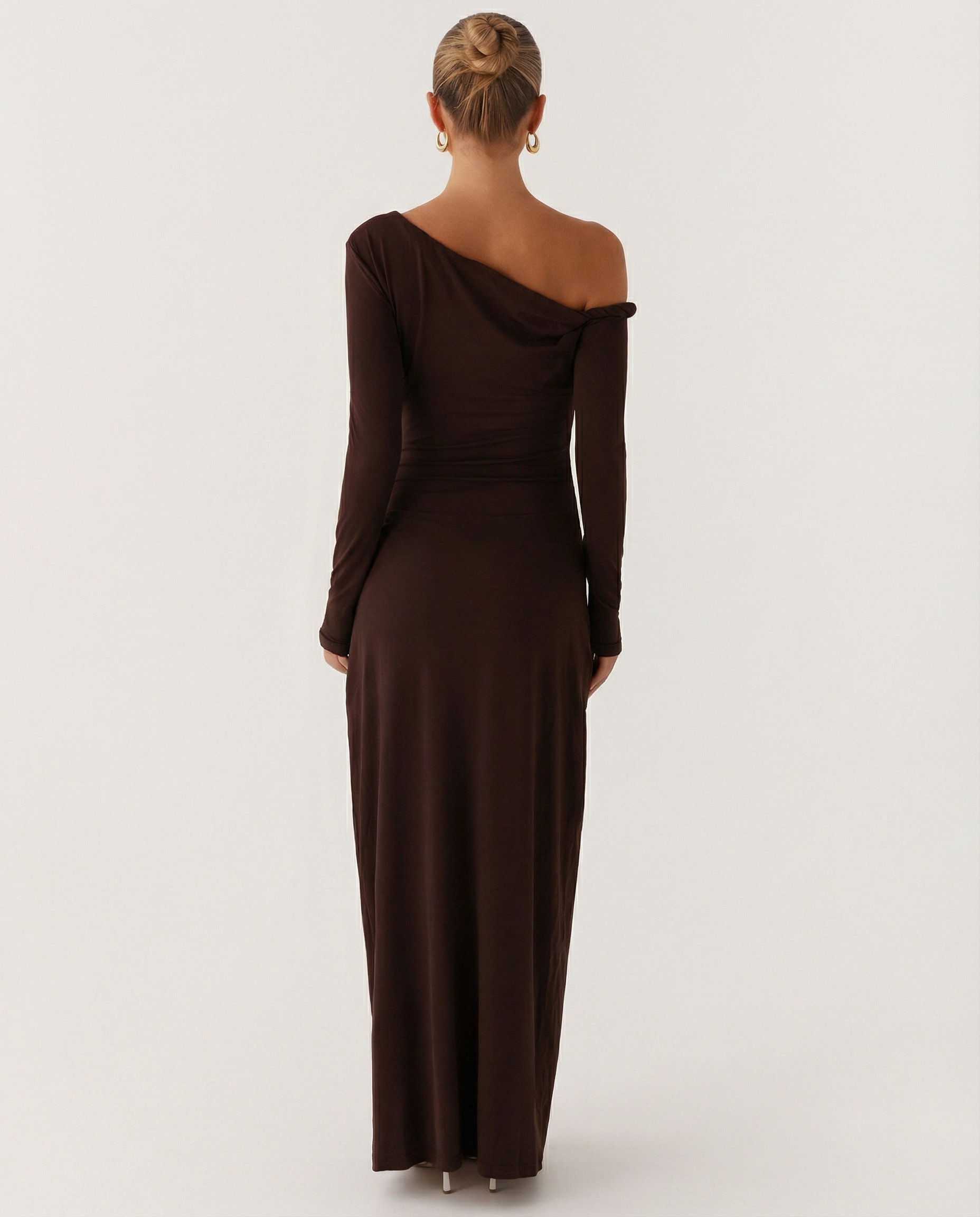 Maryann | Maxi Dress with One Shoulder and Twist Detail
