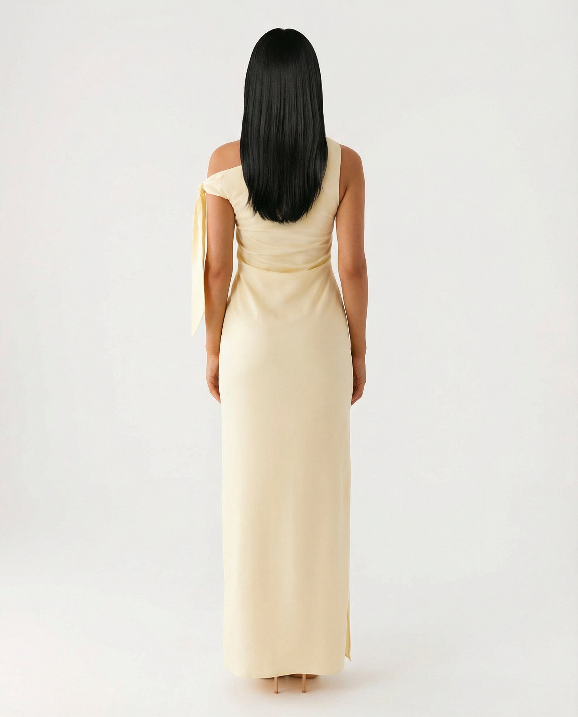 Beth | One-Shoulder Tie Maxi Dress
