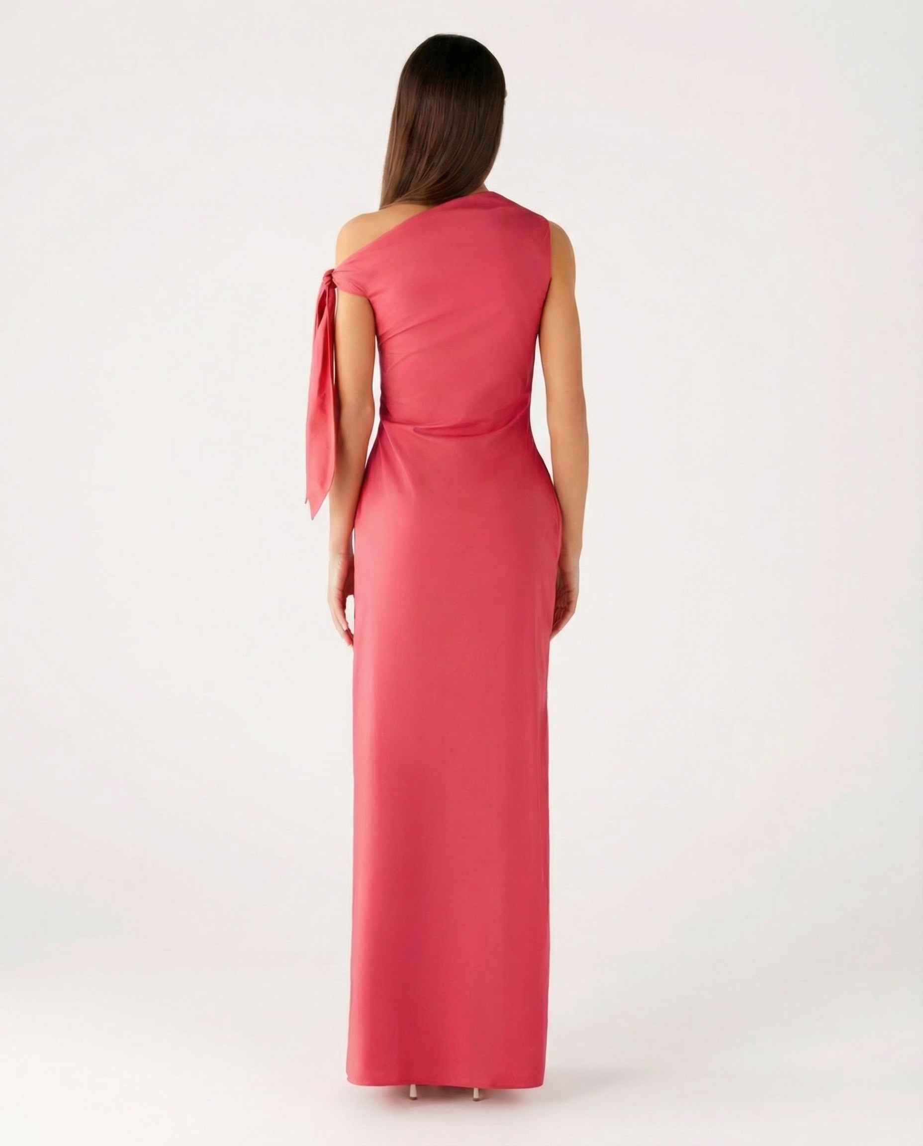 Beth | One-Shoulder Tie Maxi Dress