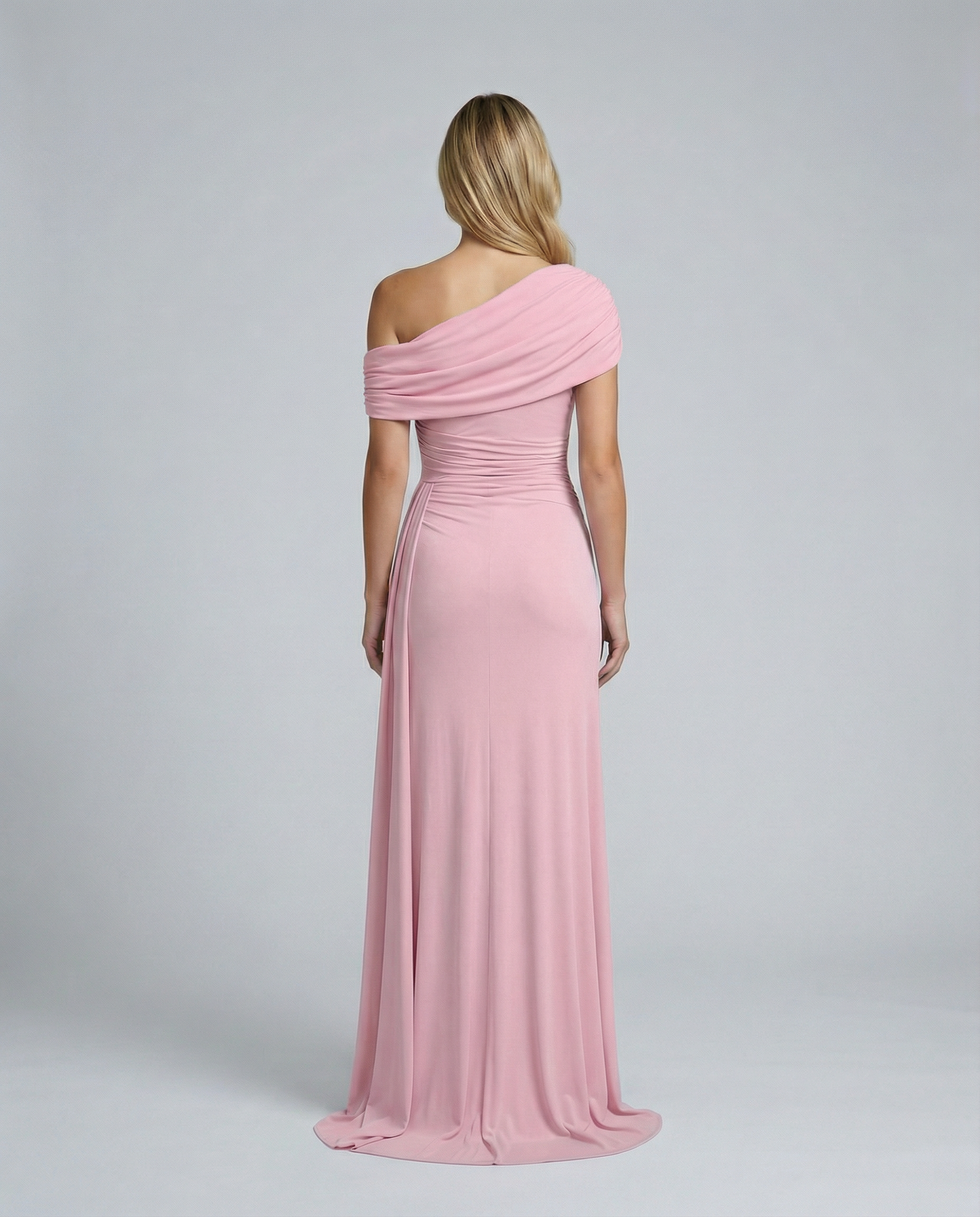 Aida | One Shoulder Ruched Maxi Dress