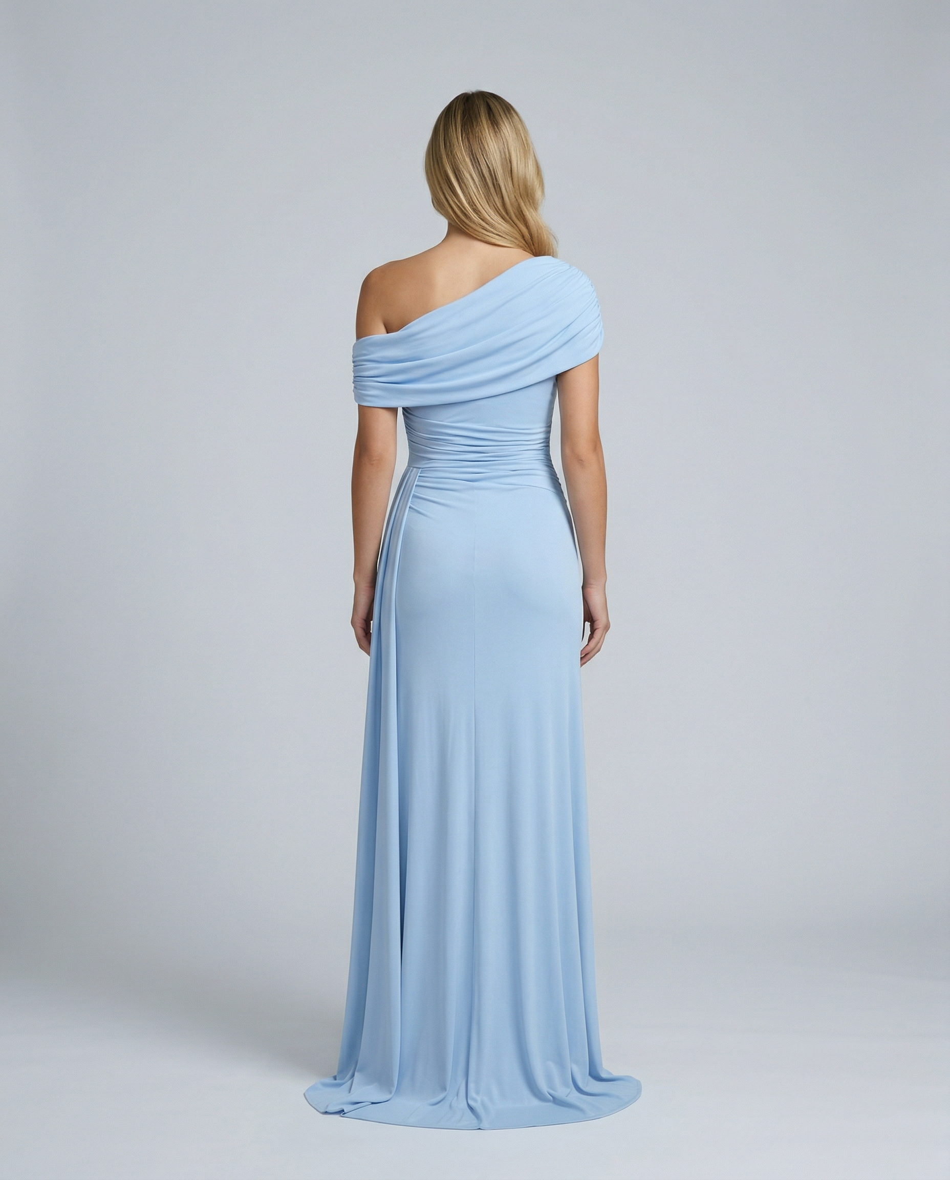 Aida | One Shoulder Ruched Maxi Dress