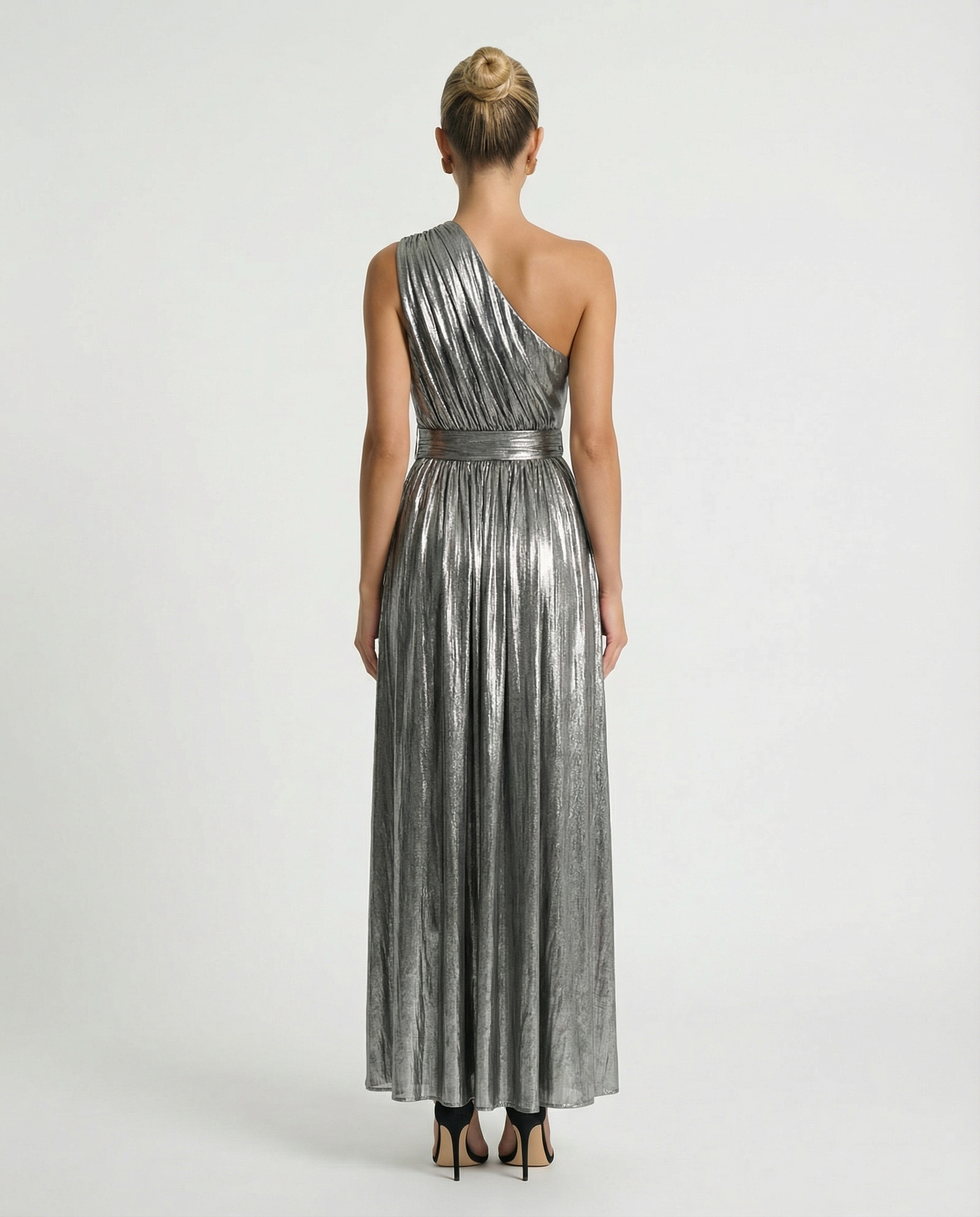 Rosella | One-Shoulder Maxi Dress with High Slit