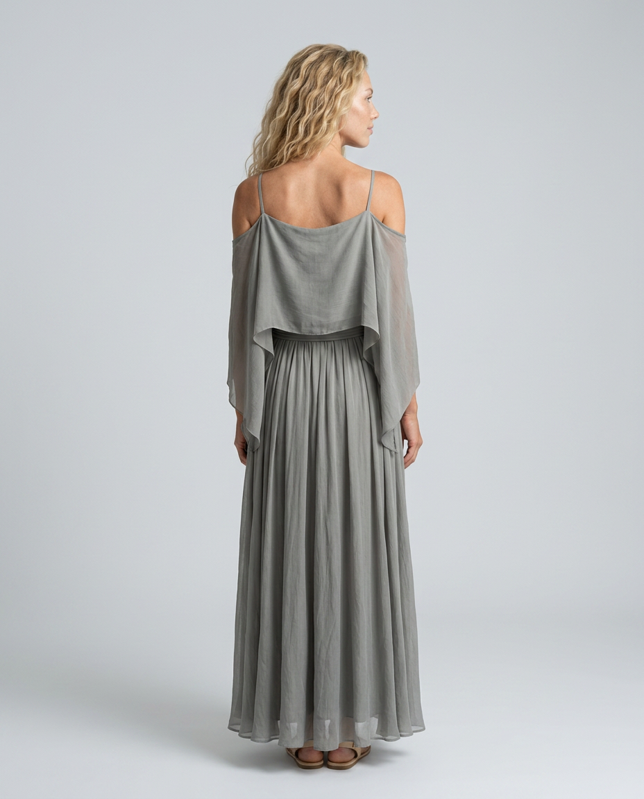 Nadia | Layered Cold Shoulder Wide Leg Co-ord Set