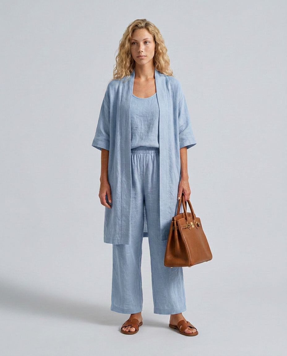 Yael | Three-Piece Relaxed Top & Pant Co-ord Set