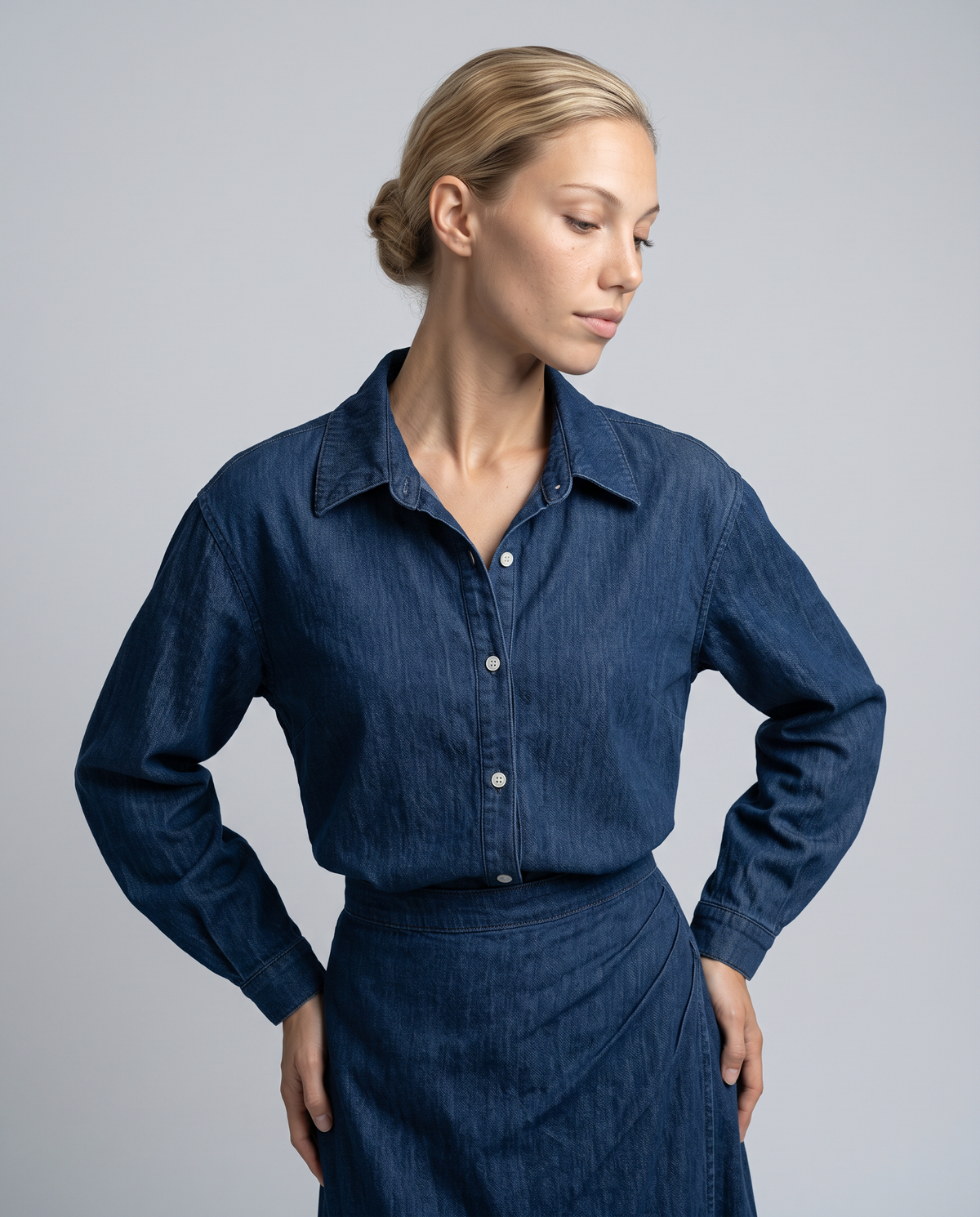 Rosa | Long Sleeve Wrap Front Maxi Dress