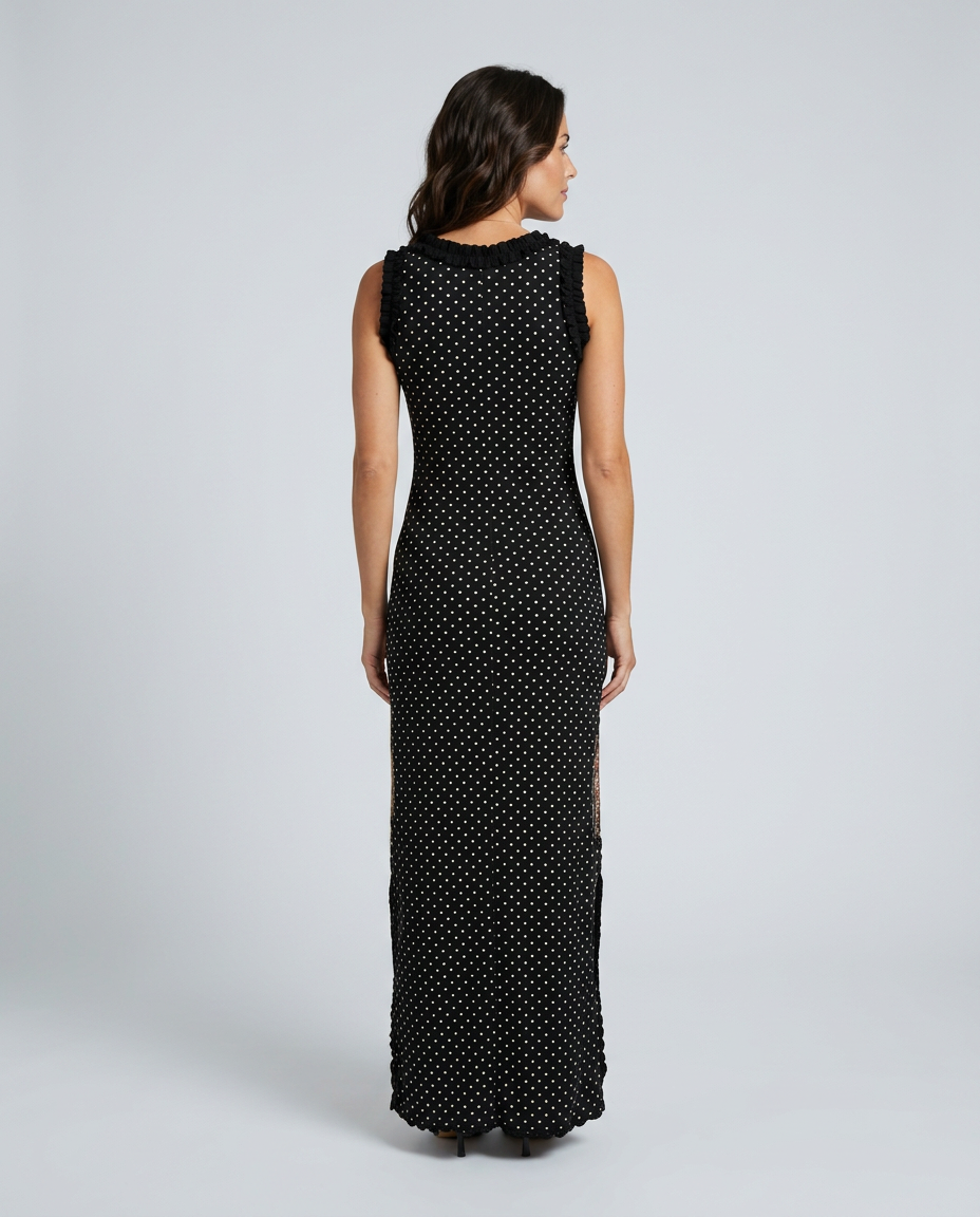 Seraphina | Boho Printed Deep V-Neck Maxi Dress