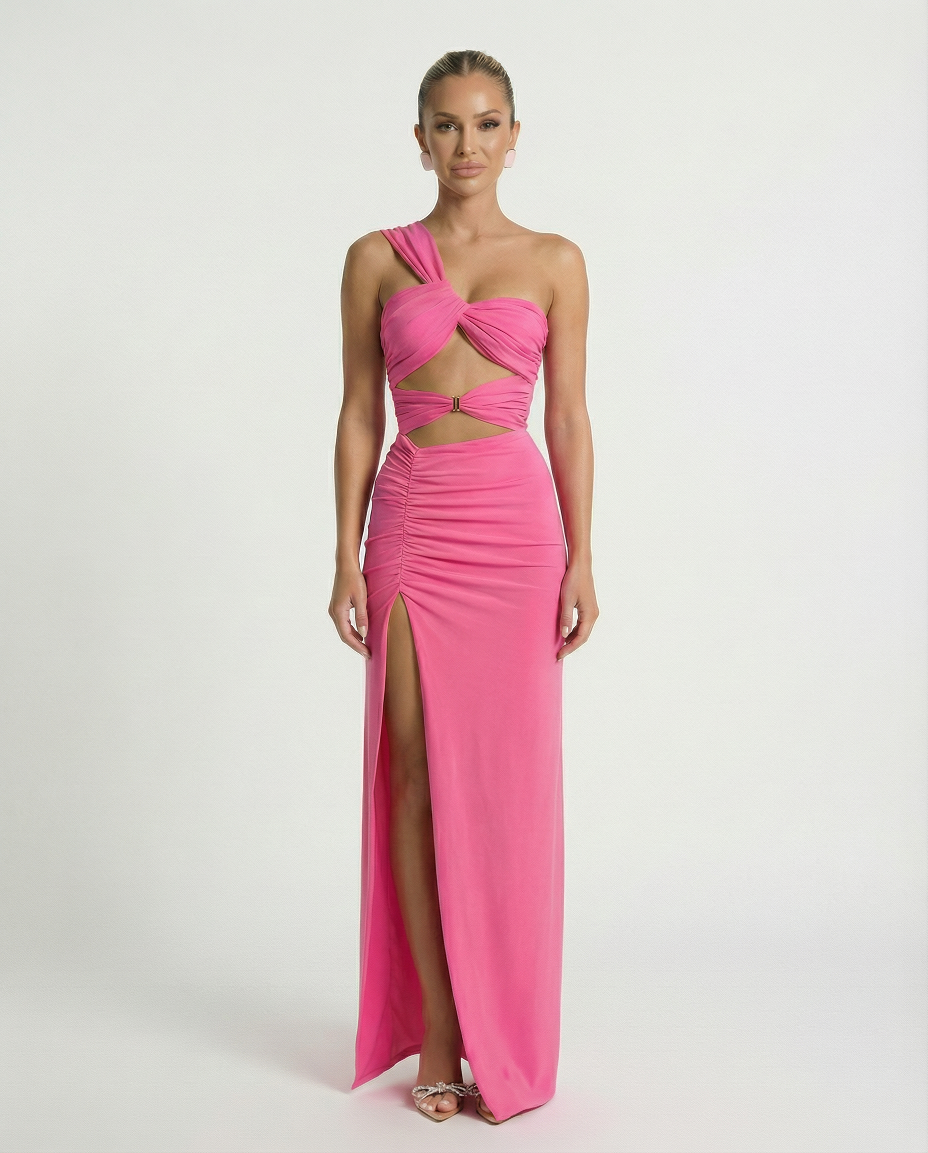 Edna | Maxi Dress with One Shoulder and Cut-Out Detail