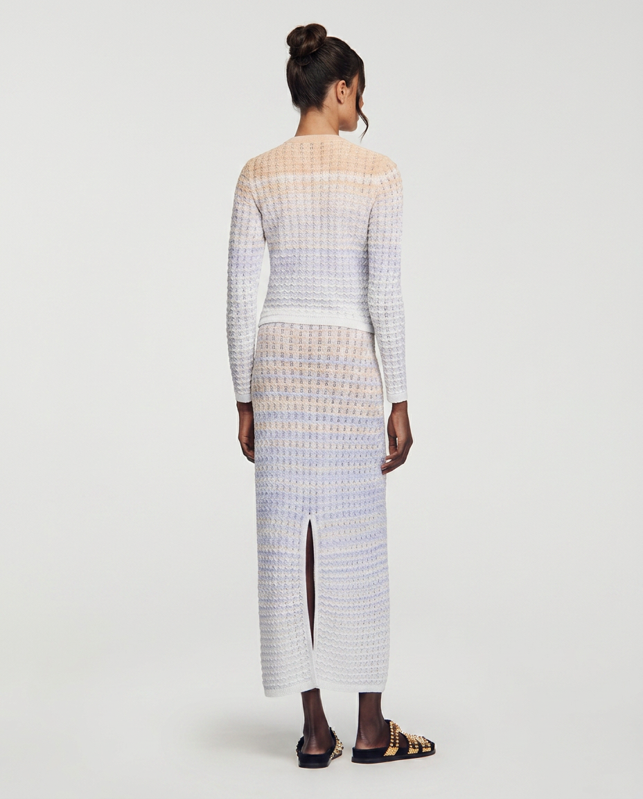 Georgia | Ombre Long Sleeve Knit Cardigan