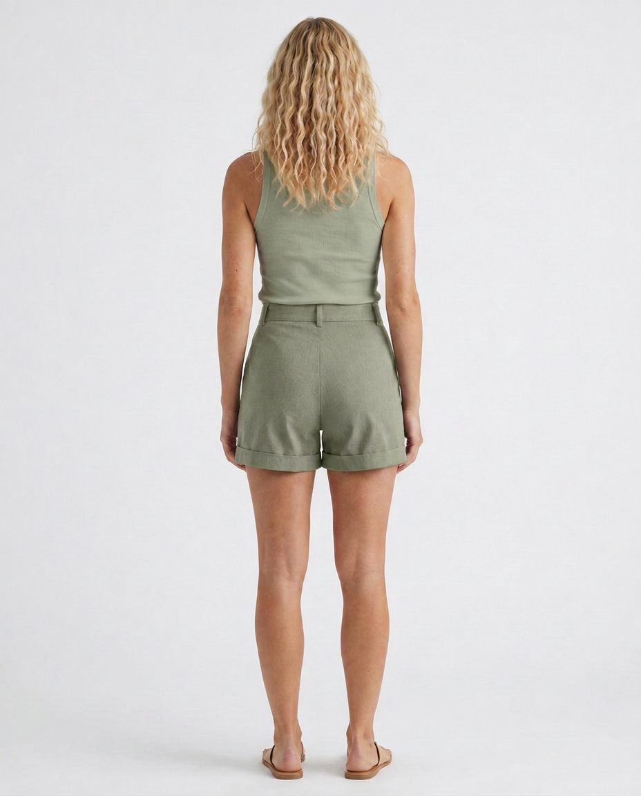 Opal | High Waist Wide-Leg Shorts