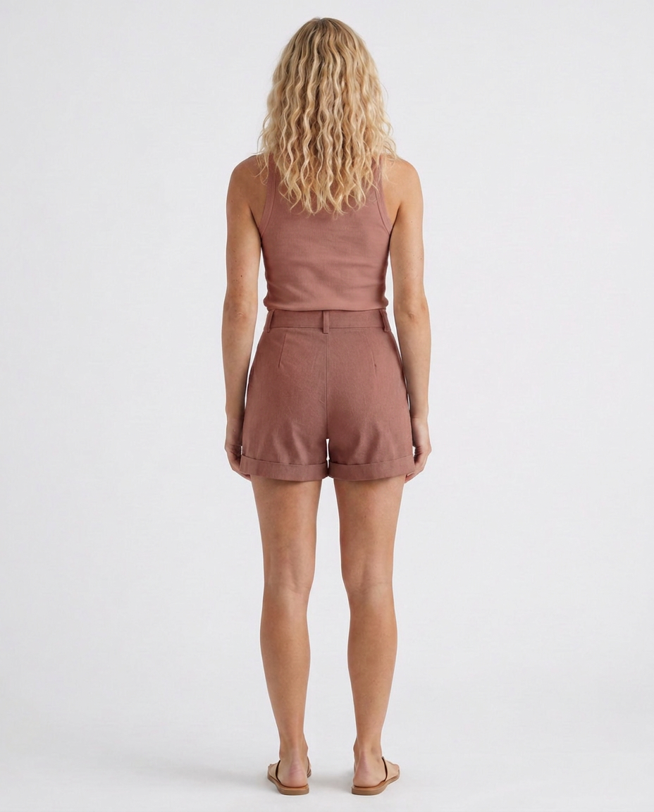 Opal | High Waist Wide-Leg Shorts