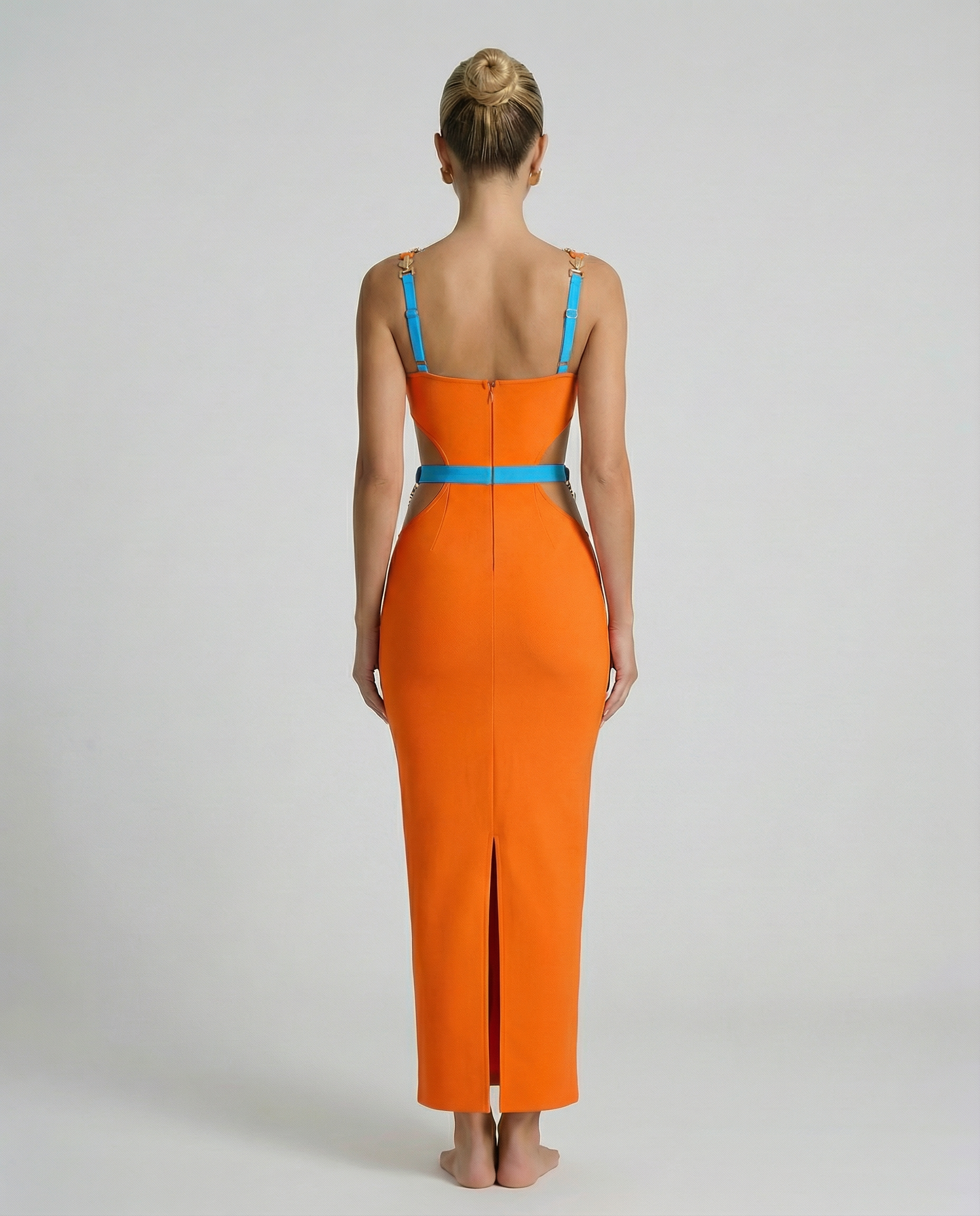 Wilma | Cut-Out Maxi Dress with Metal Trim