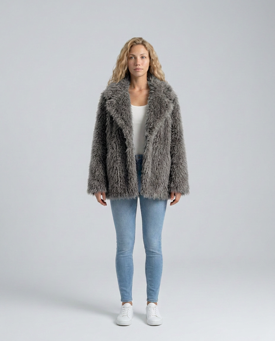 Alma | Oversized Teddy Faux Fur Coat