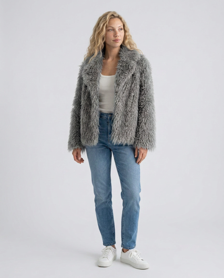 Alma | Oversized Teddy Faux Fur Coat
