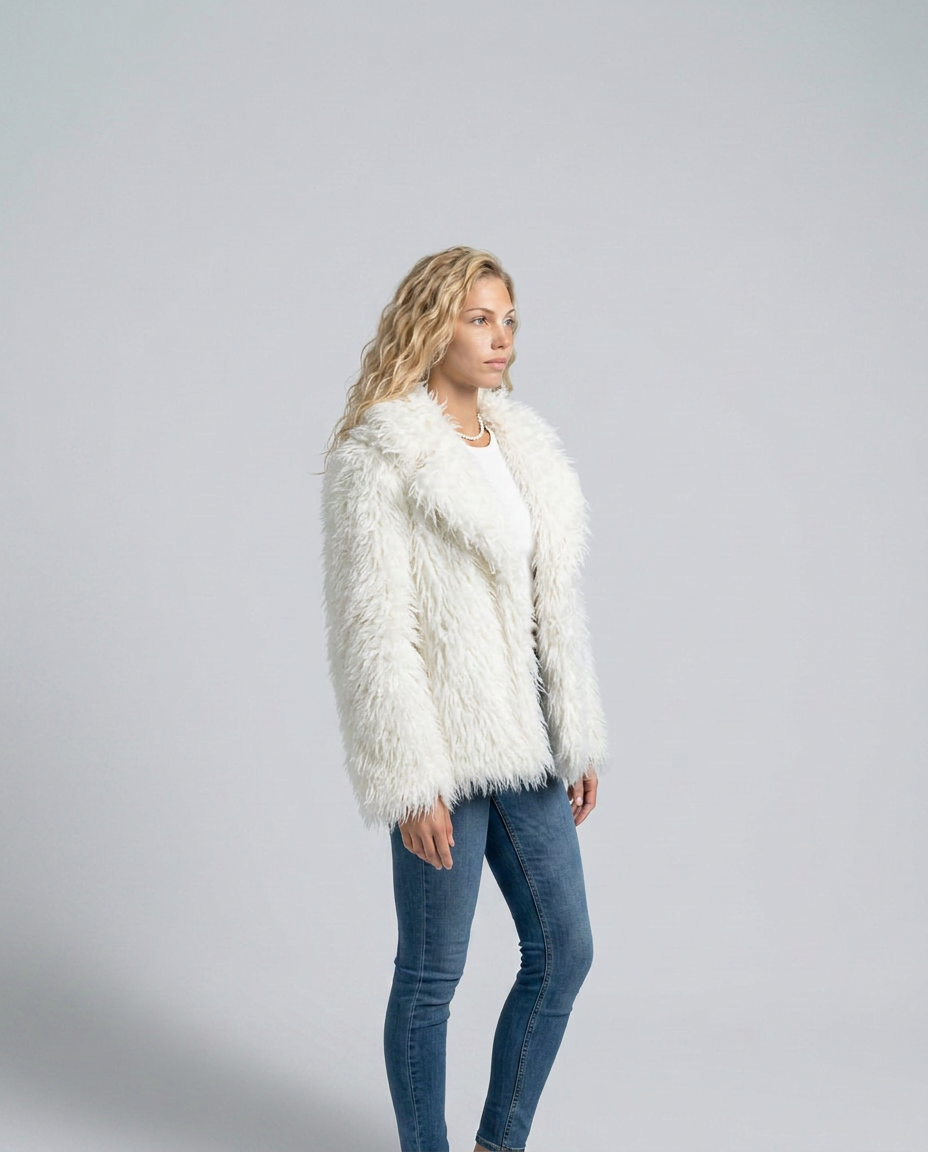 Alma | Oversized Teddy Faux Fur Coat