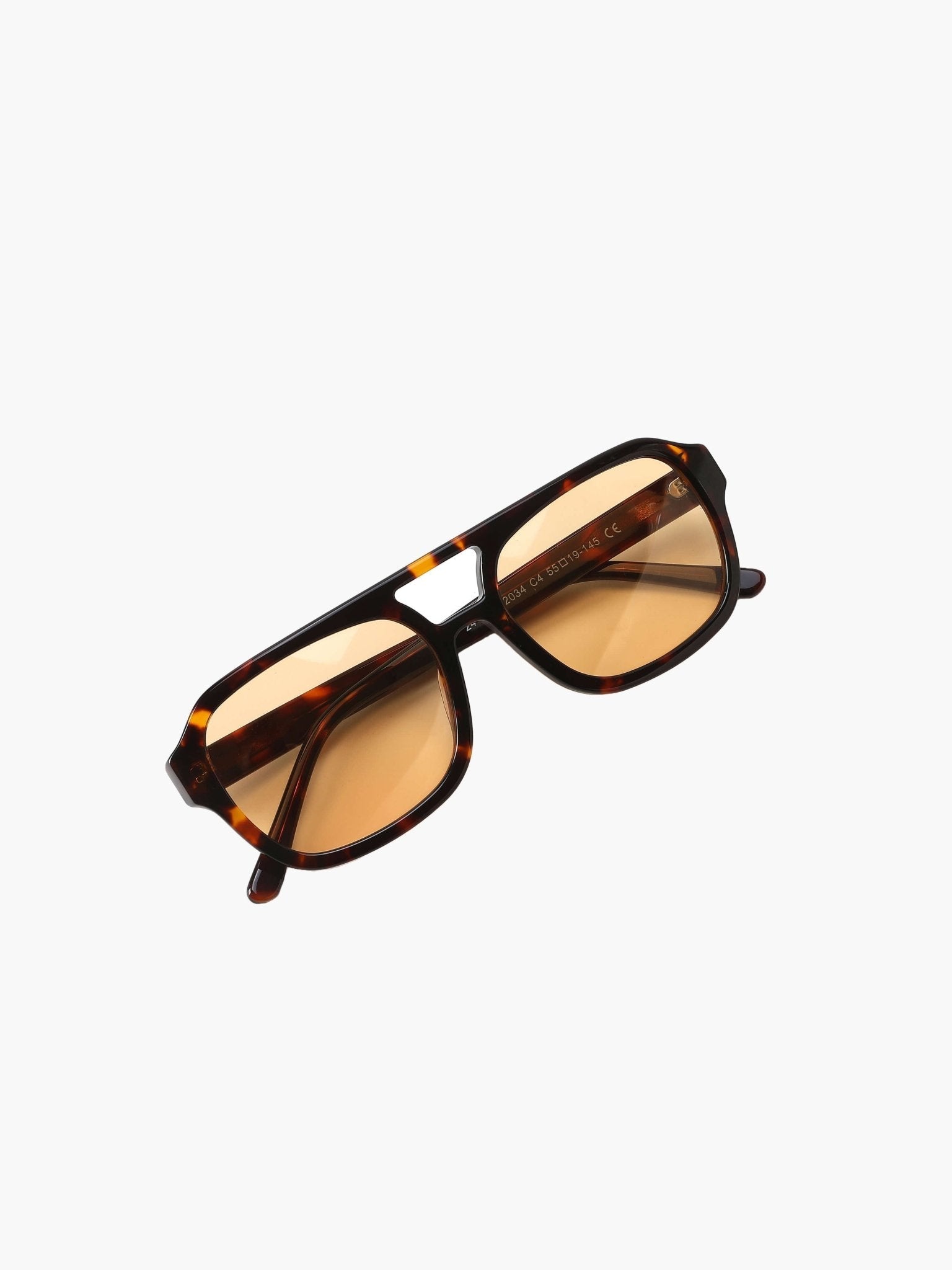 Oval Aviator Tinted Lens Sunglasses