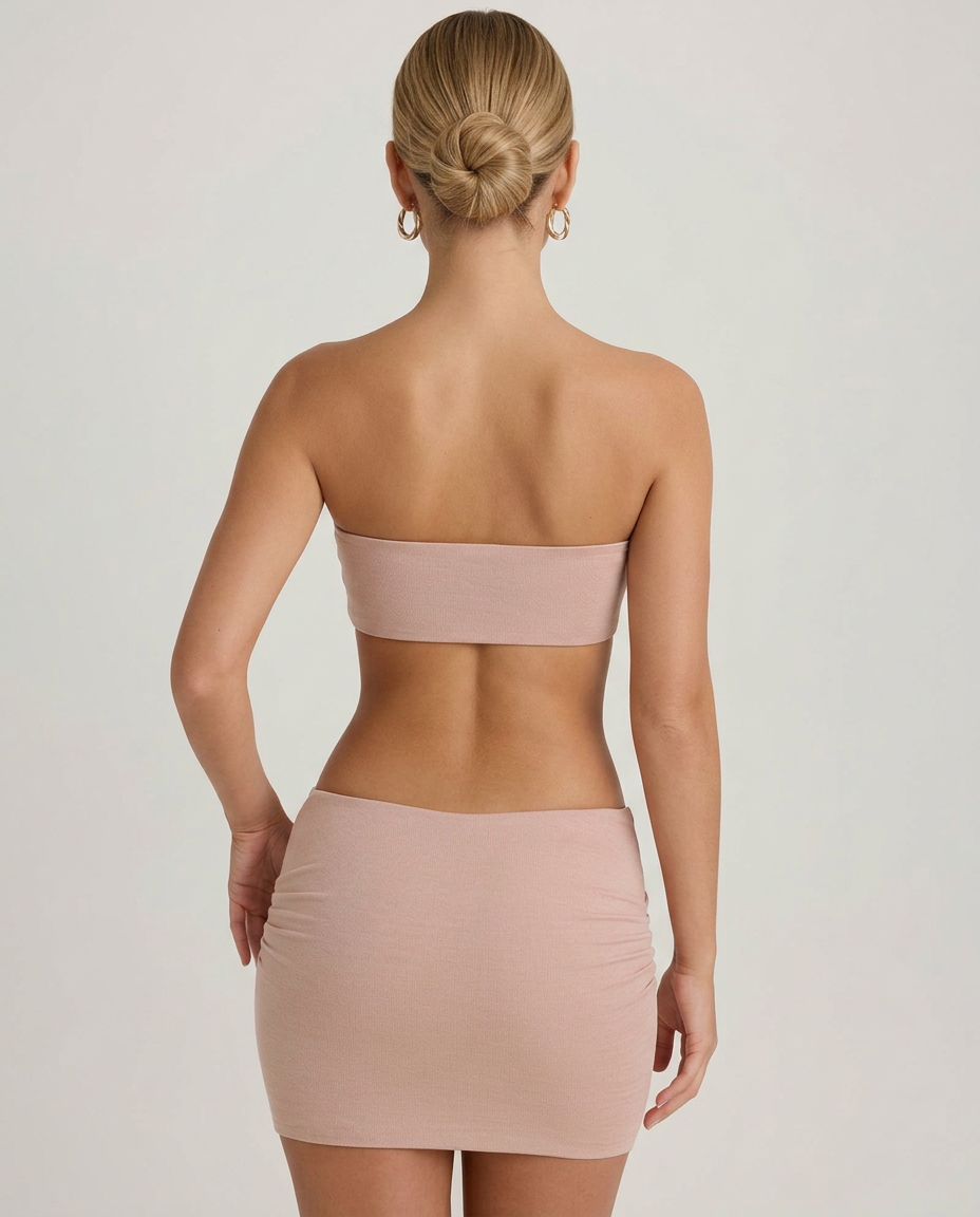 Georgia | Bandeau Cut-Out Mini Dress