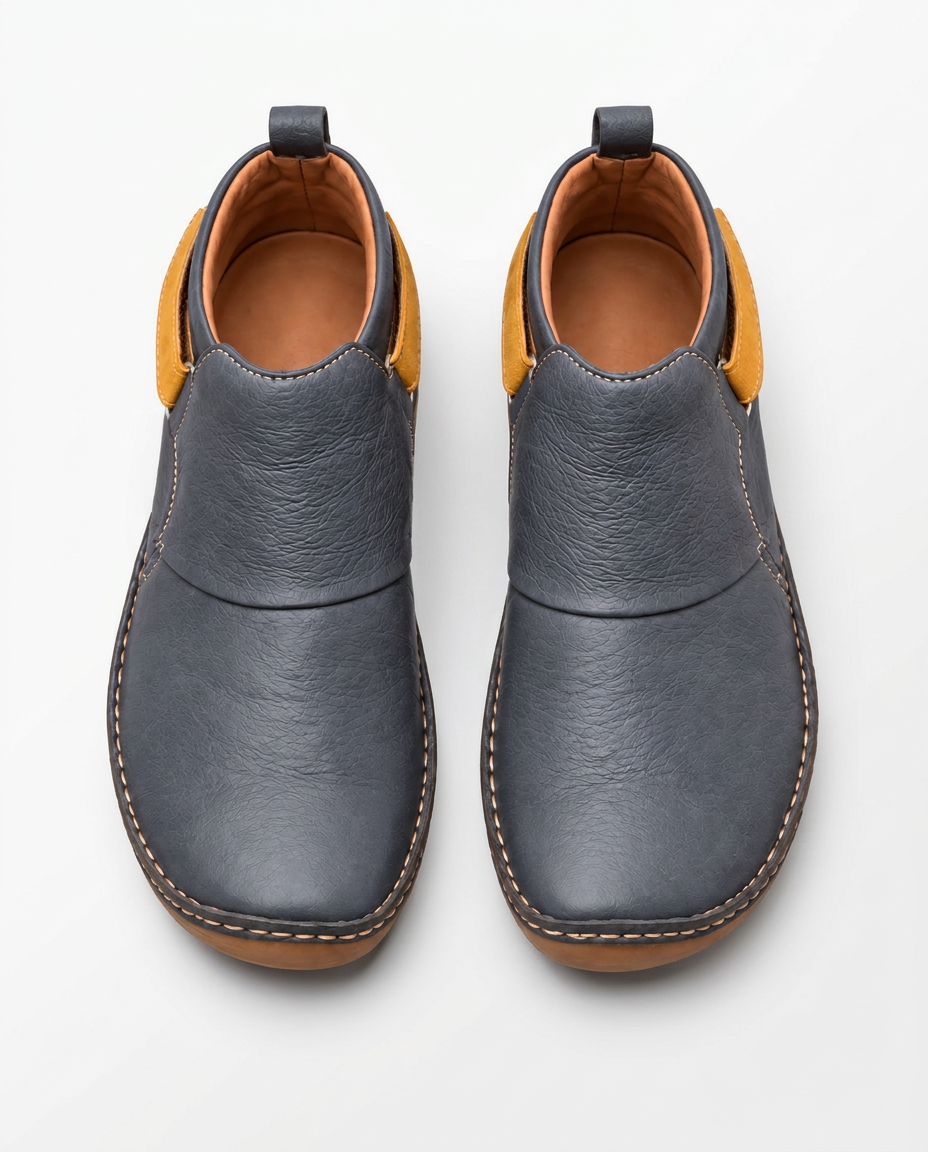 Flora | Vintage Ankle Boots with Side Zip