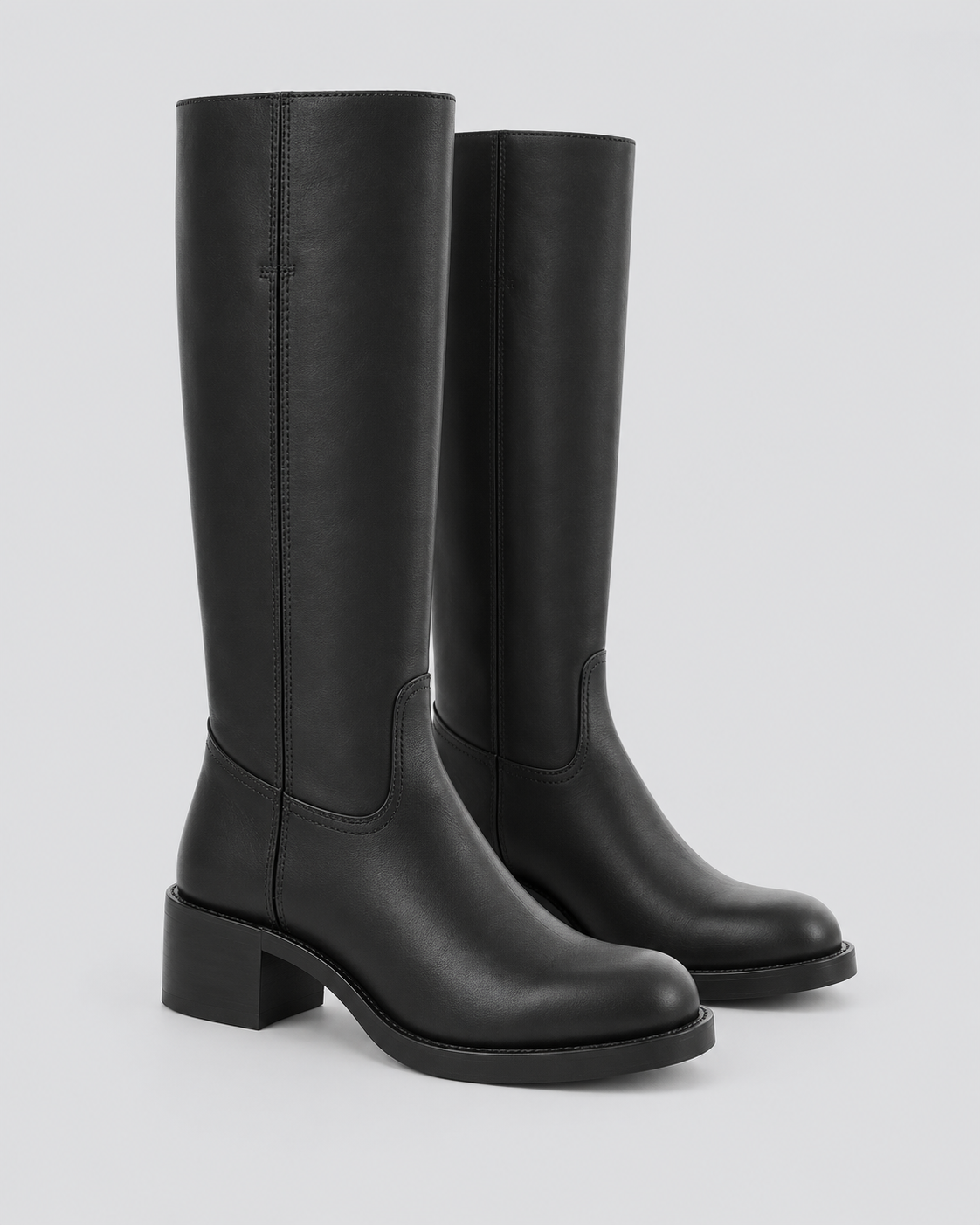 Dora | Mid-Calf Western Boots with Block Heel