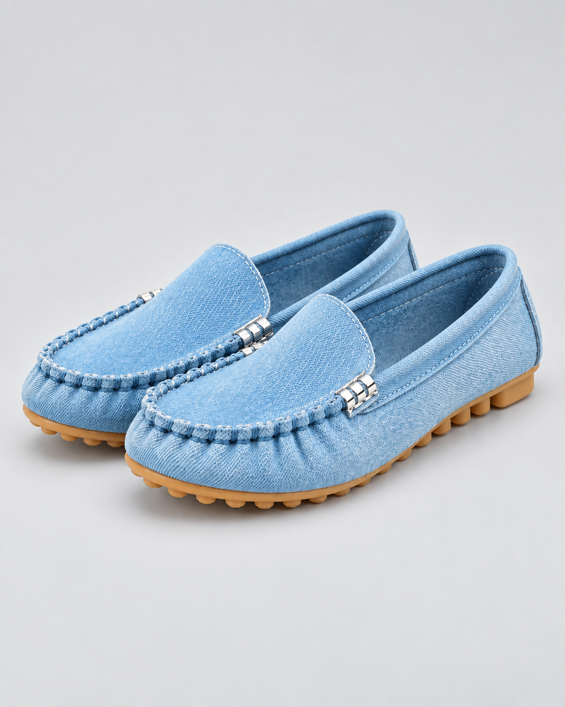 Adeline | Slip-On Loafers with Stitched Front