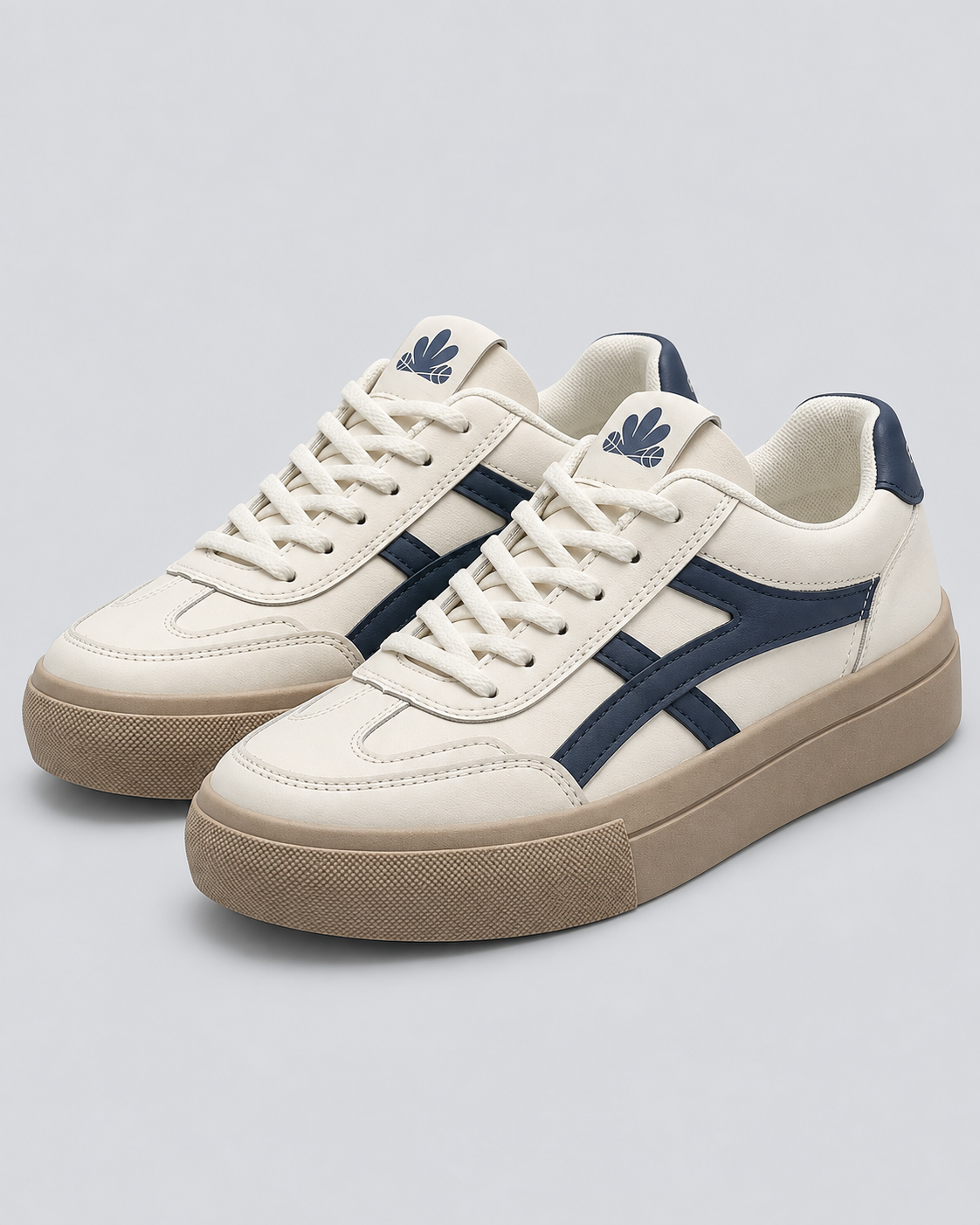 Lena | Platform Sneakers with Contrast Side Stripe
