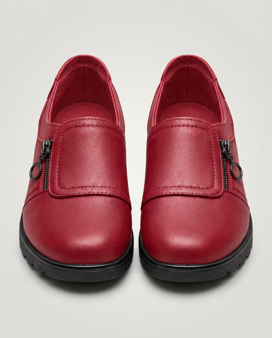Jessica | Slip-On Shoes with Side Zip and Flexible Sole