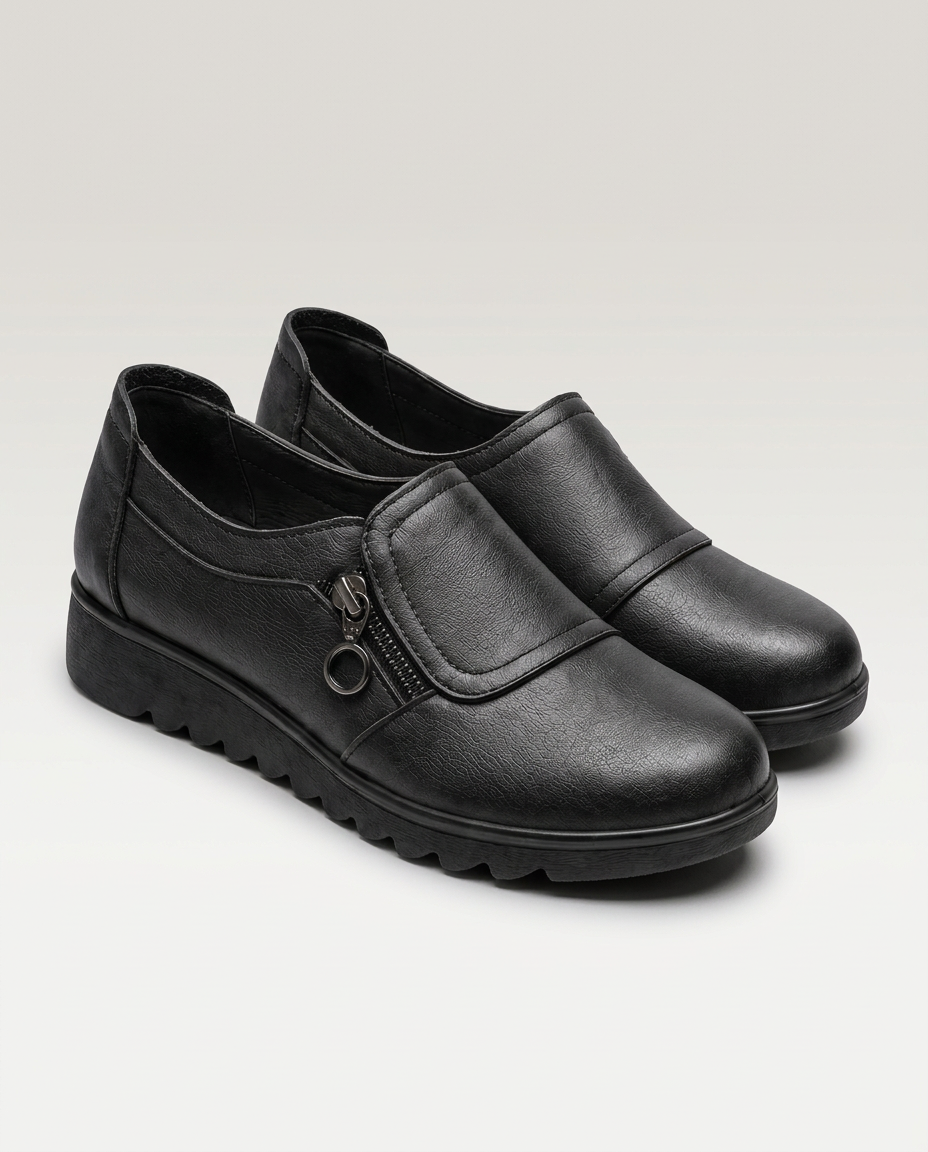 Jessica | Slip-On Shoes with Side Zip and Flexible Sole