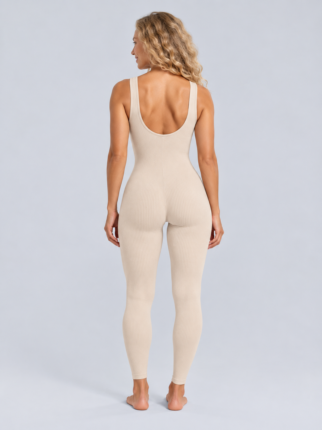 Paige | Fitted Ribbed Legging Jumpsuit