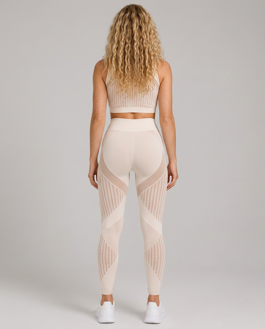 Willa | Long Sleeve High-Waist Ribbed Yoga Co-ord Set