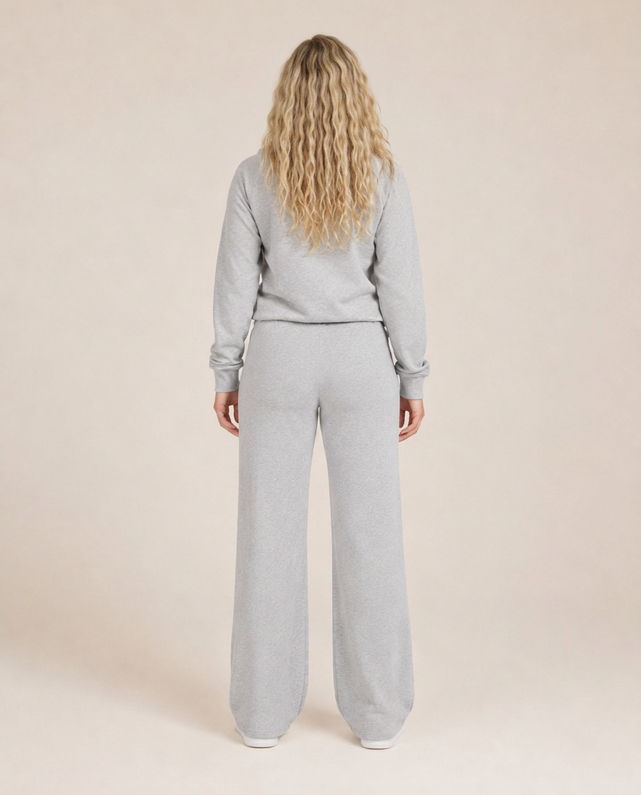 Giselle | Wide-Leg Zip-Collar Lounge Set
