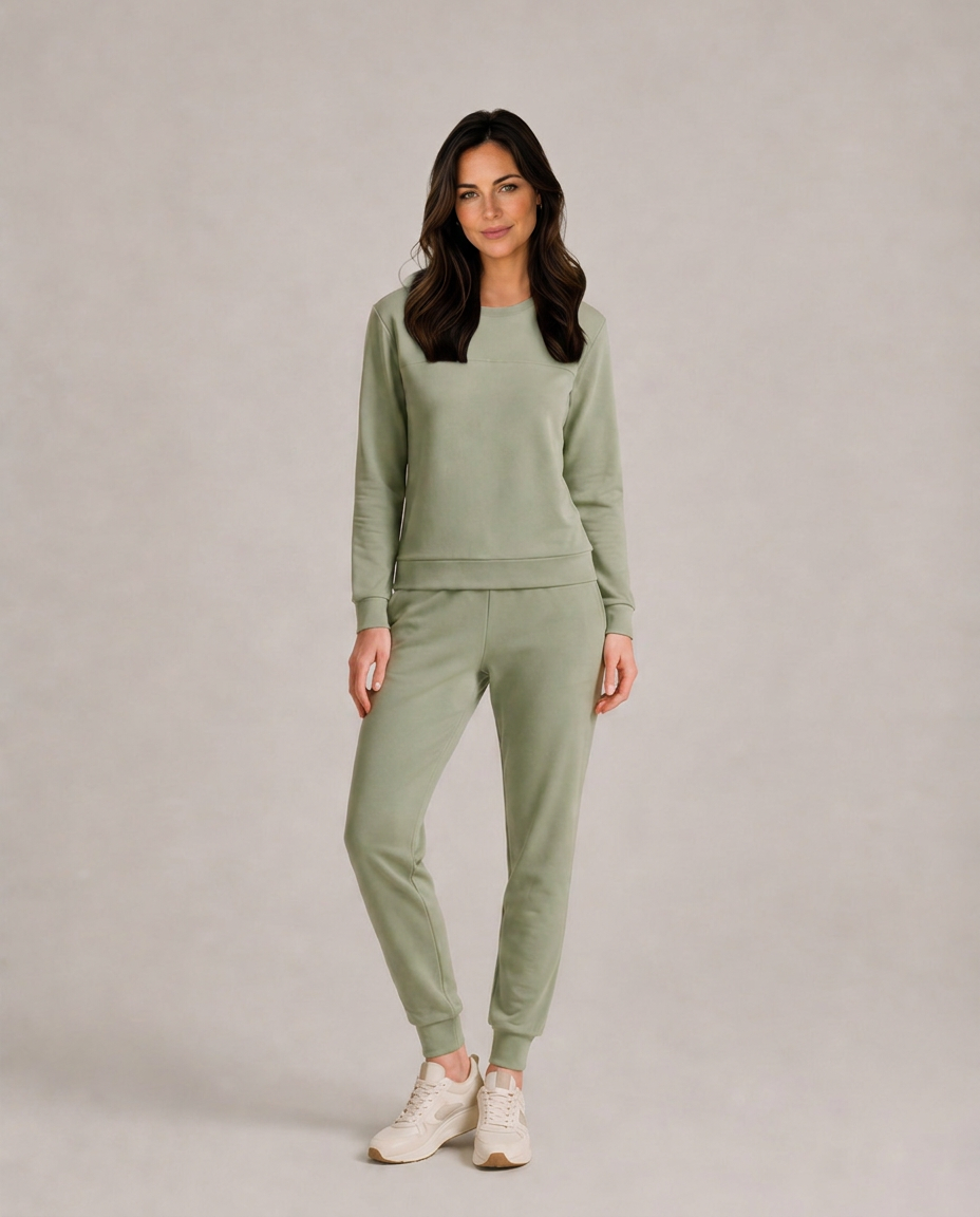 Winnie | Thermal Velour Long Sleeve Lounge Set