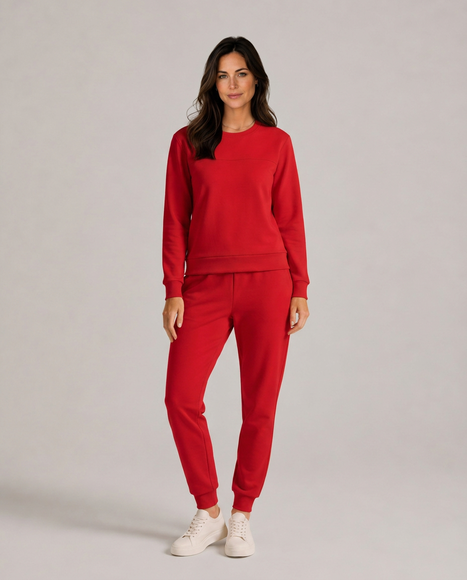 Winnie | Thermal Velour Long Sleeve Lounge Set