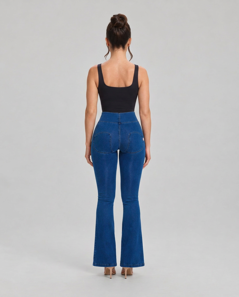 Liv | High-Waist Wide-Leg Stretch Jeans