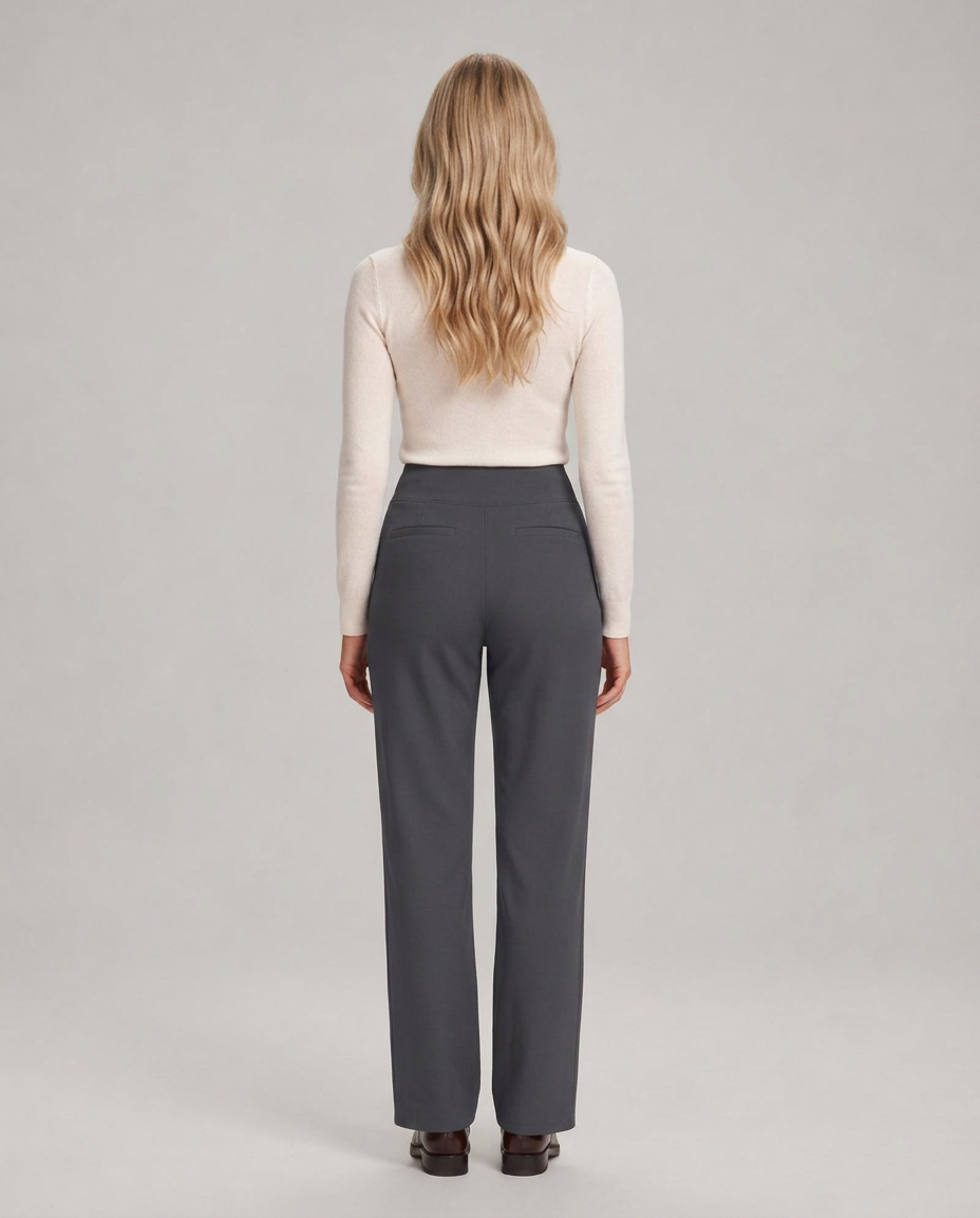 Marisol | Wide-Leg Elastic-Waist Pull-On Trousers