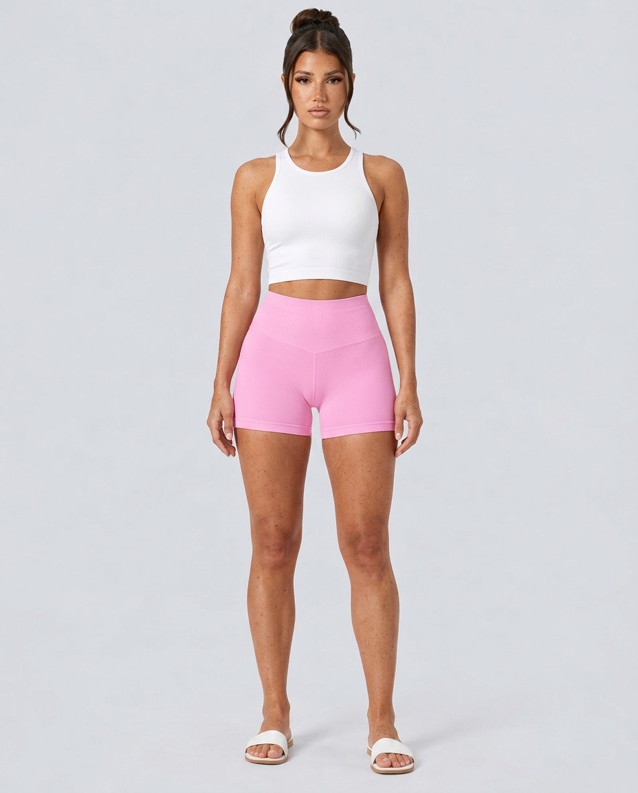 Ava | High-Waisted Non-Roll Active Shorts