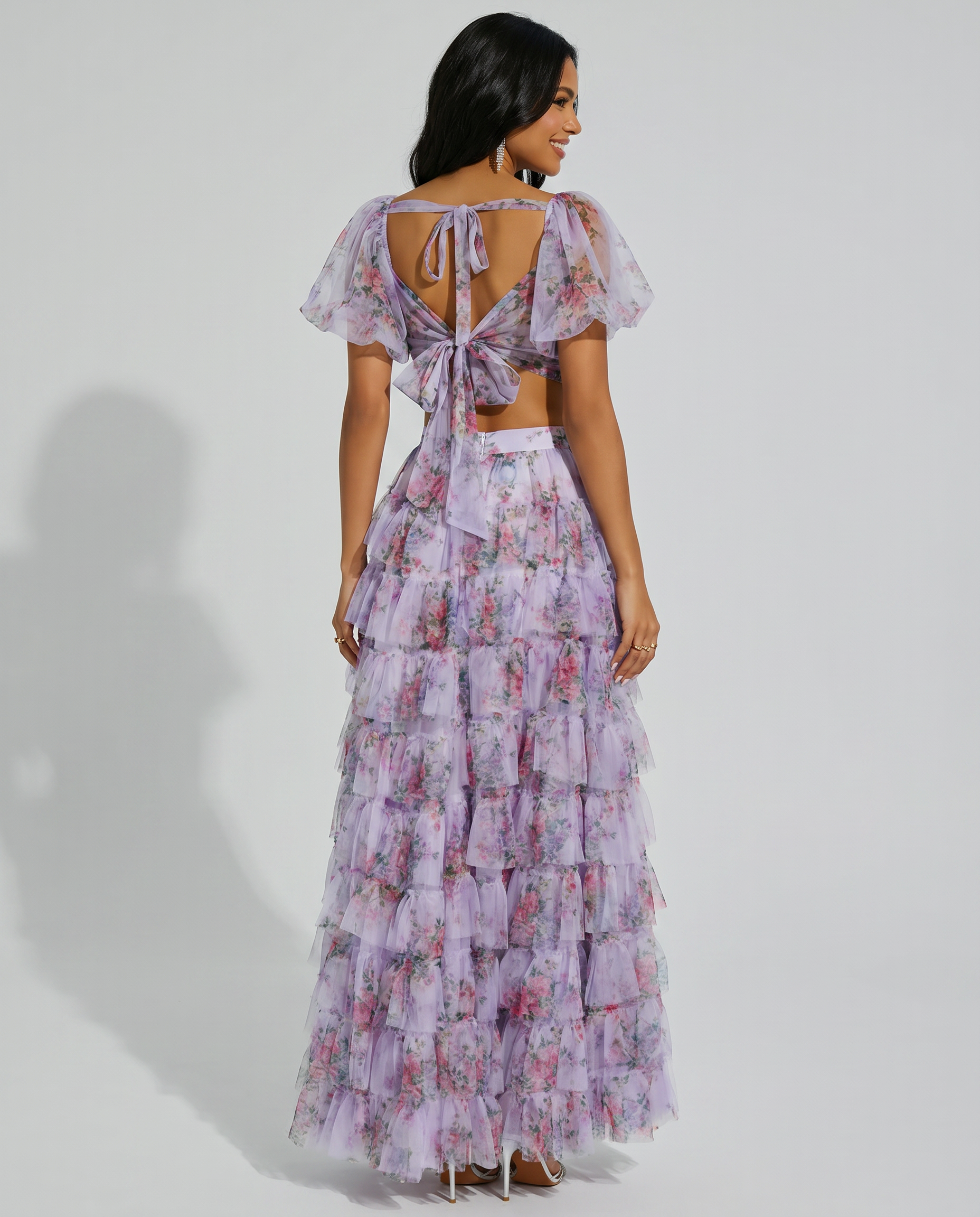 Braylee | Two-Piece Set with Ruched Maxi Skirt