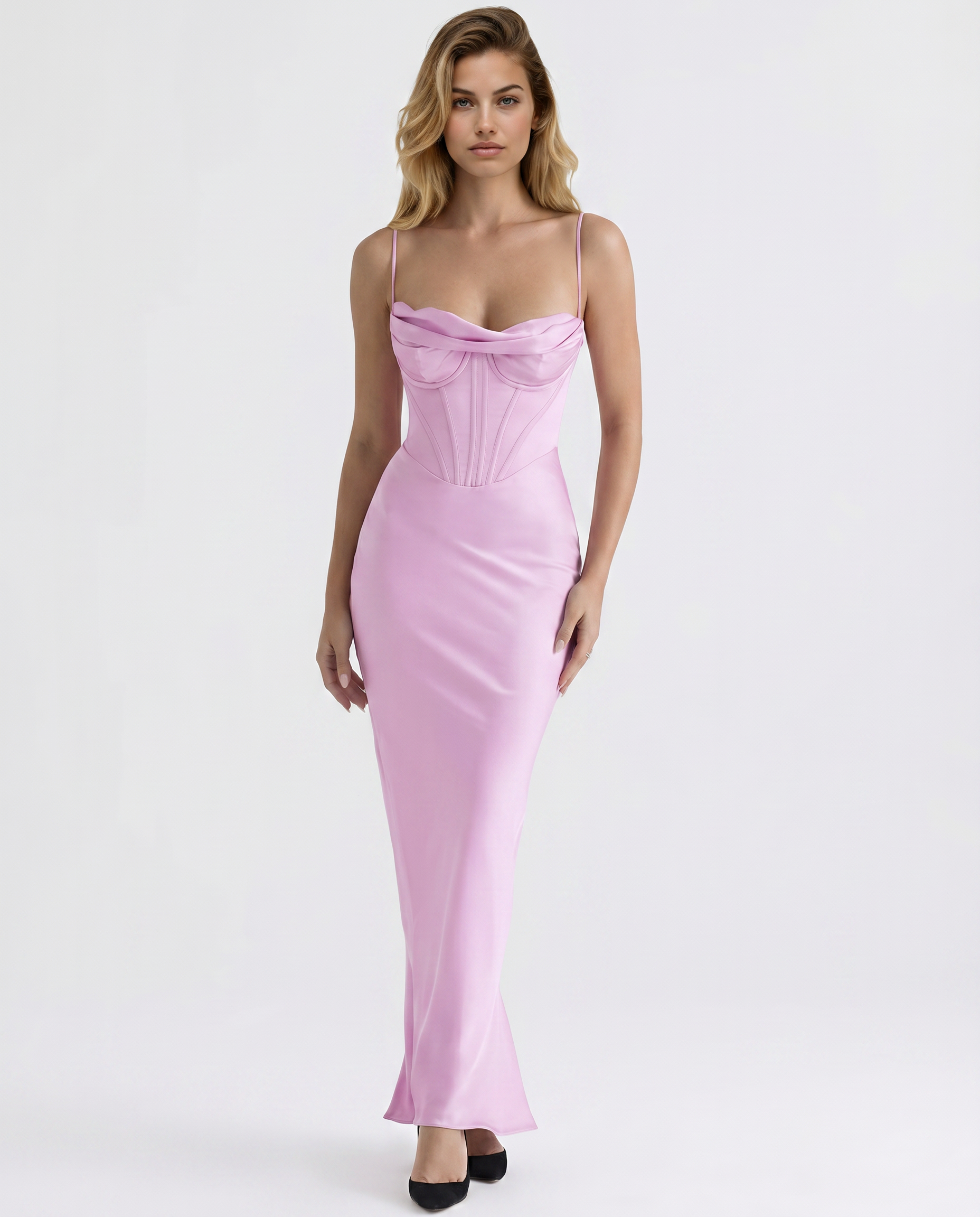 Anita | Maxi Dress with Corset Bodice