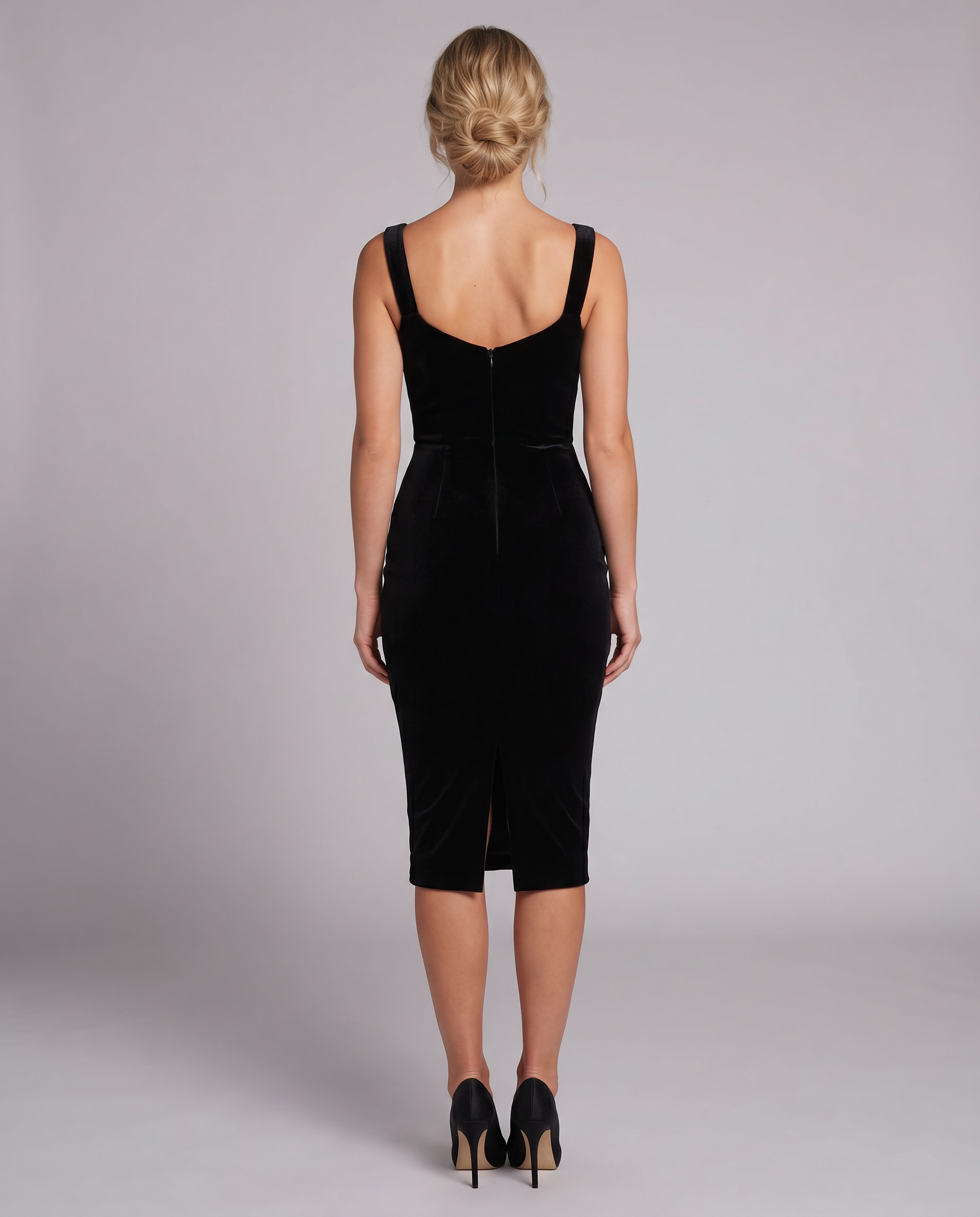 Ruby | Midi Dress with Lace Corset Panel