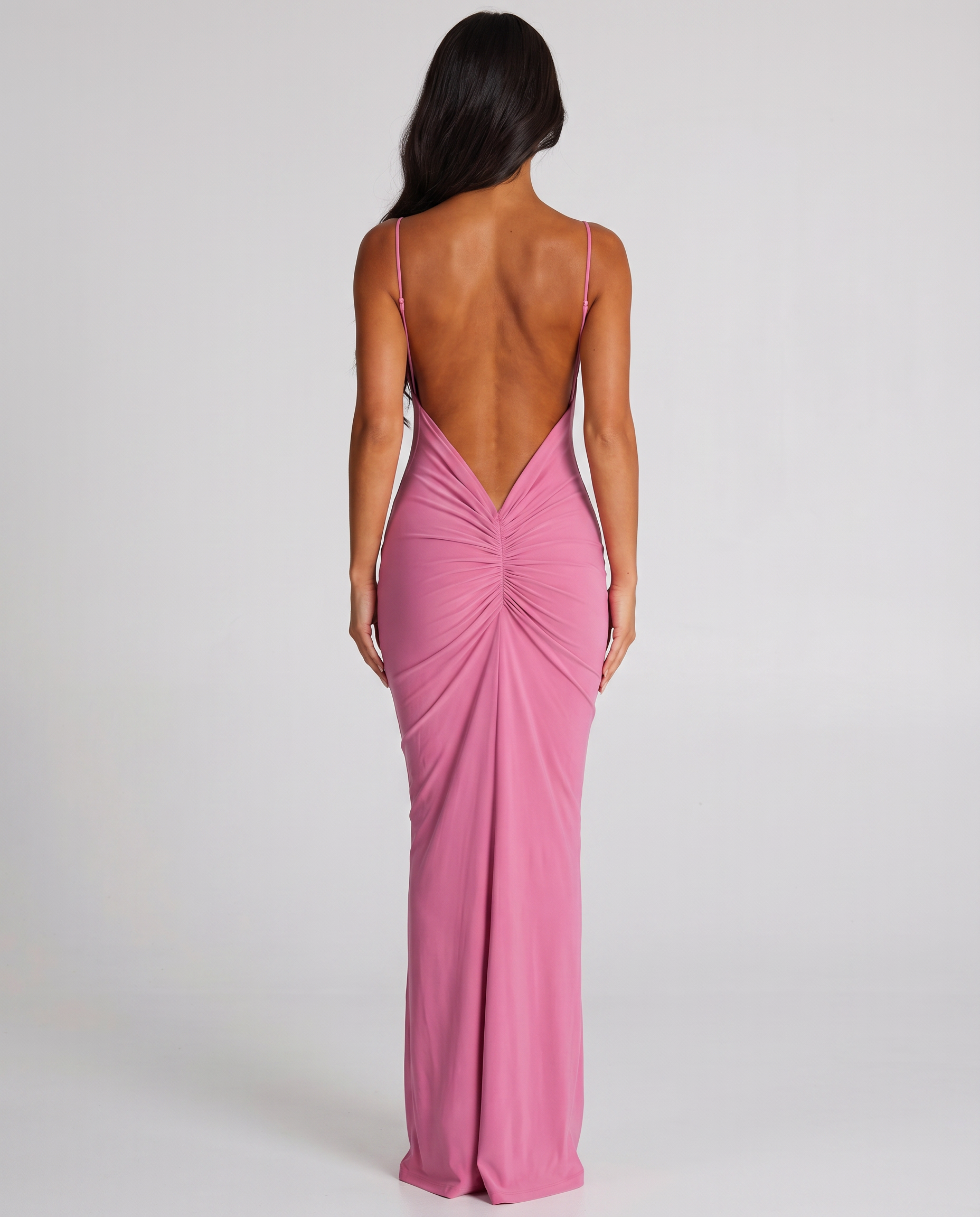 Helen | Slip Maxi Dress with Open Back