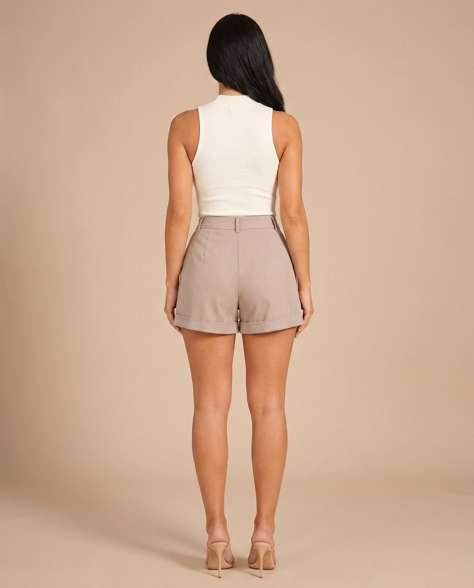 Opal | High Waist Wide-Leg Shorts