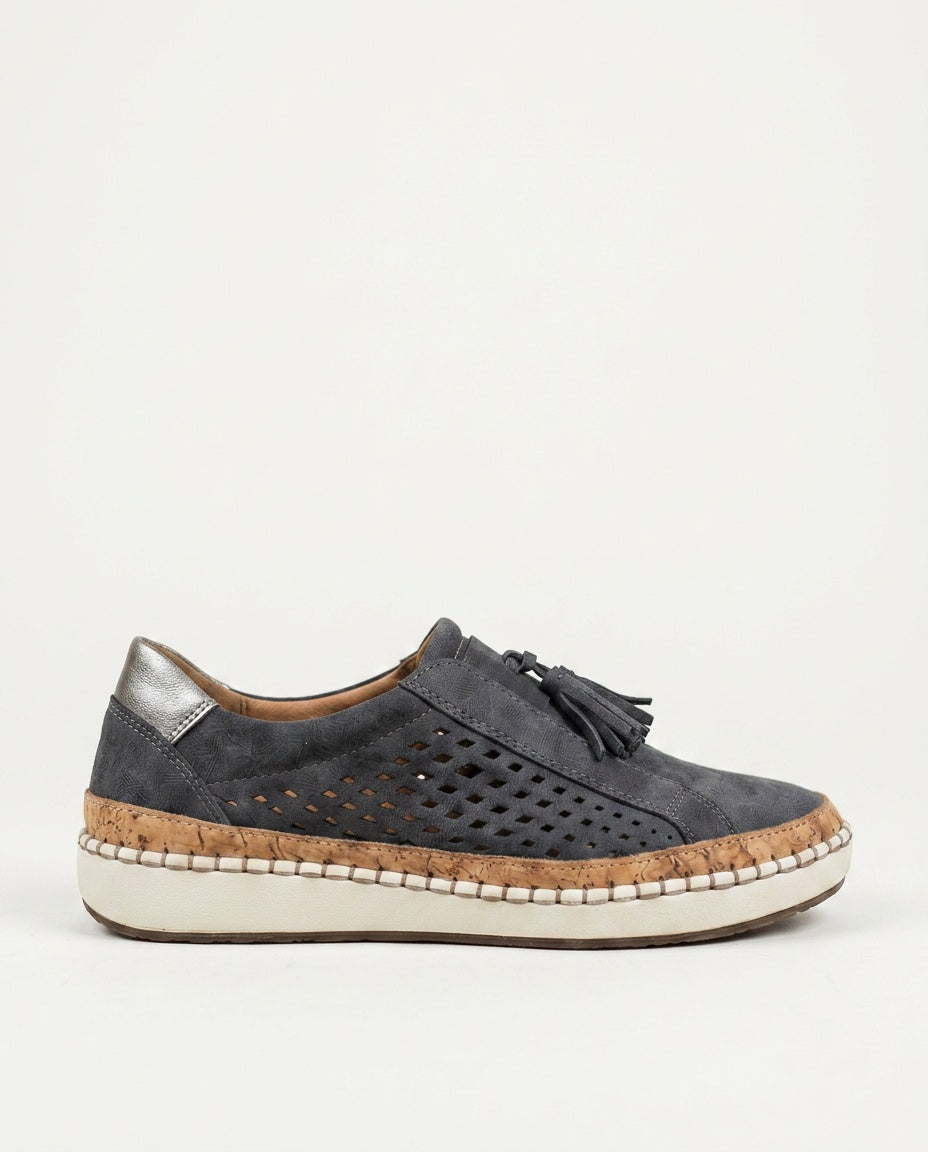 Leticia | Knit Cushioned Sole Slip-On Shoes