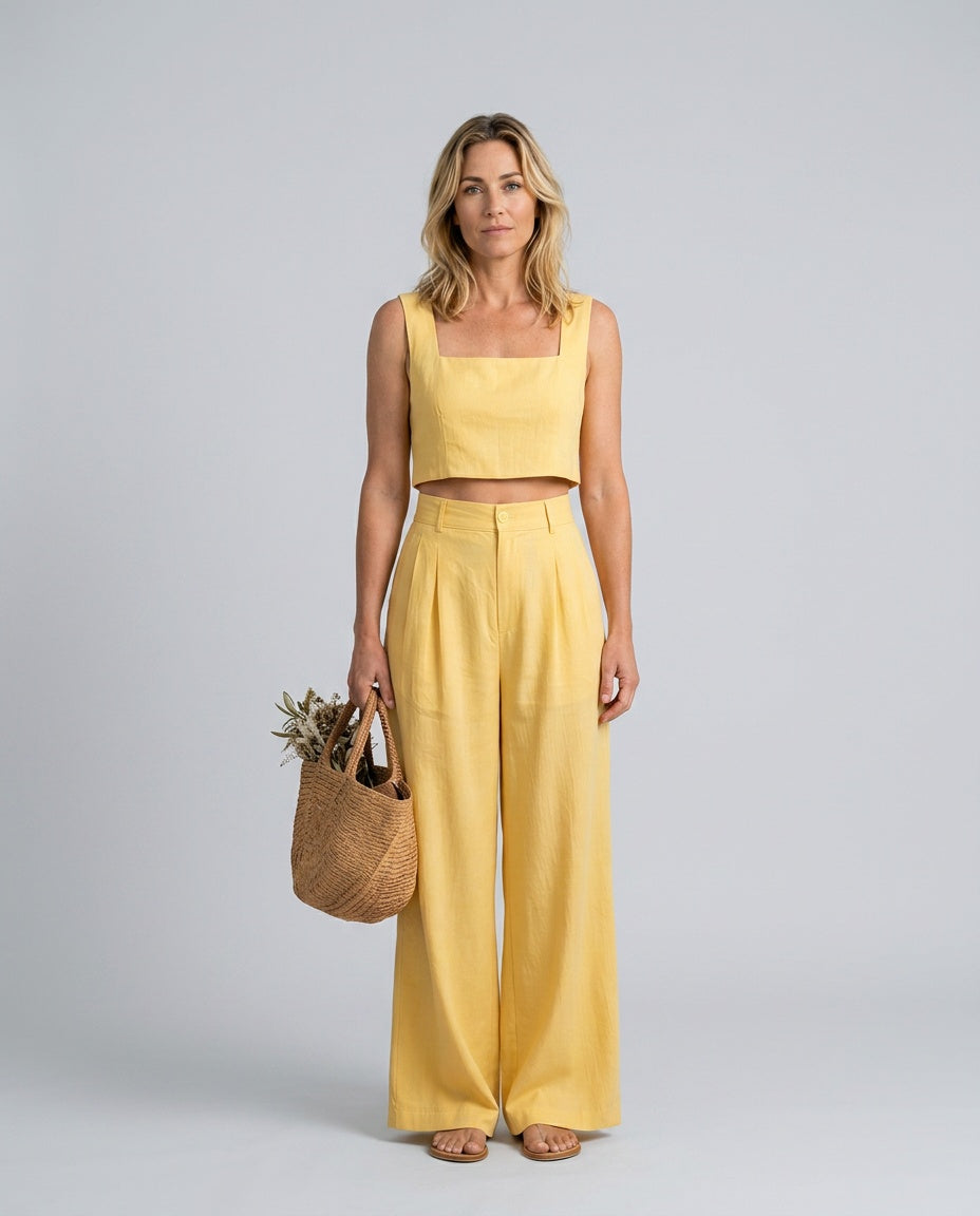 Mira | Palazzo Trouser Co-ord Set