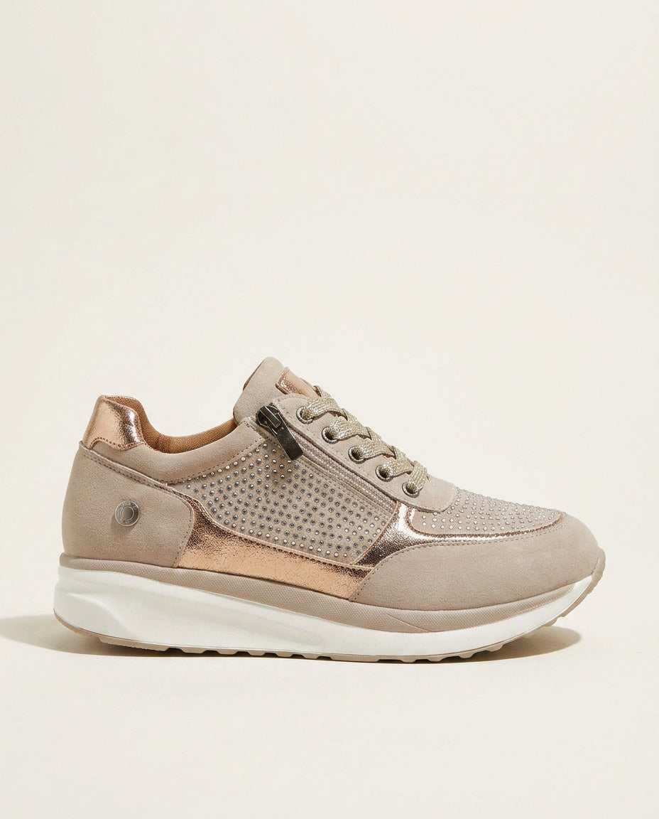 Zara | Side Zip Cushioned Sole Sneakers