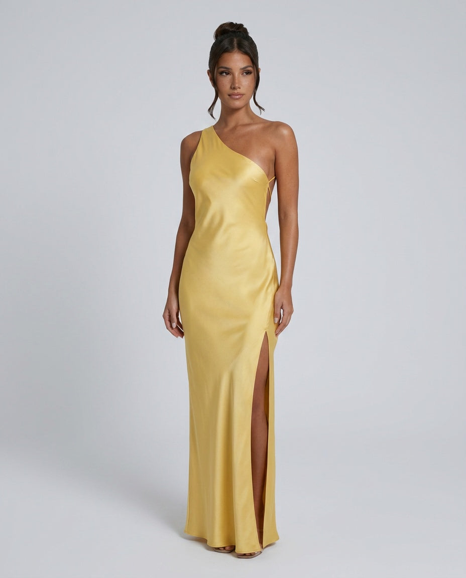 Lucia | Backless High Split Maxi Dress