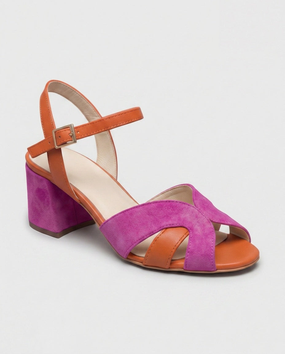 Clara | Wedge Heel Adjustable Ankle Strap Sandals