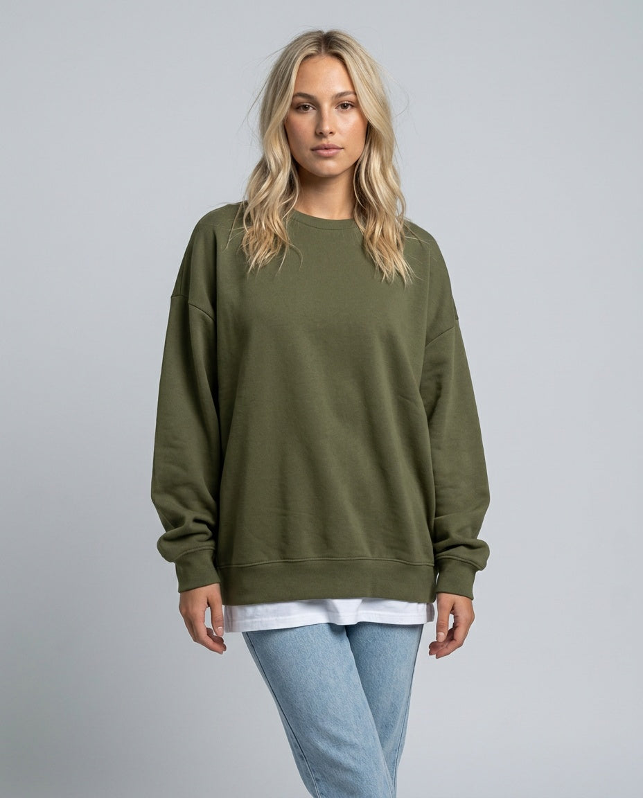 Camila | Oversized Crew Neck Sweatshirt