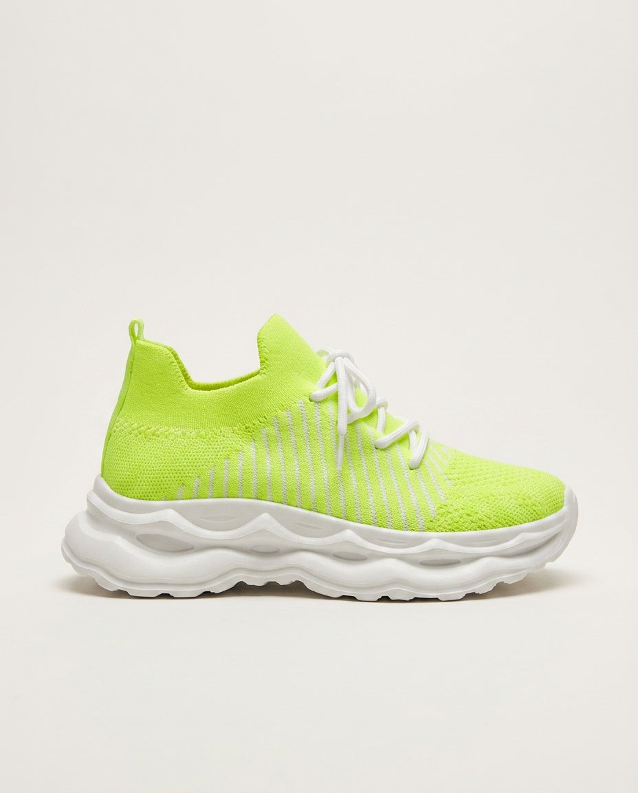 Laura | Cushioned Sole Knit Sneakers