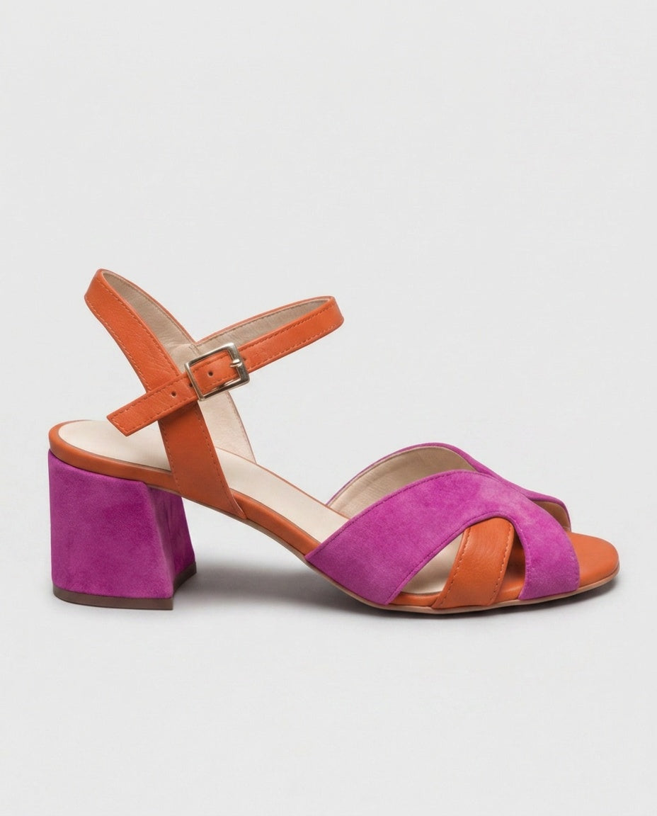 Clara | Wedge Heel Adjustable Ankle Strap Sandals